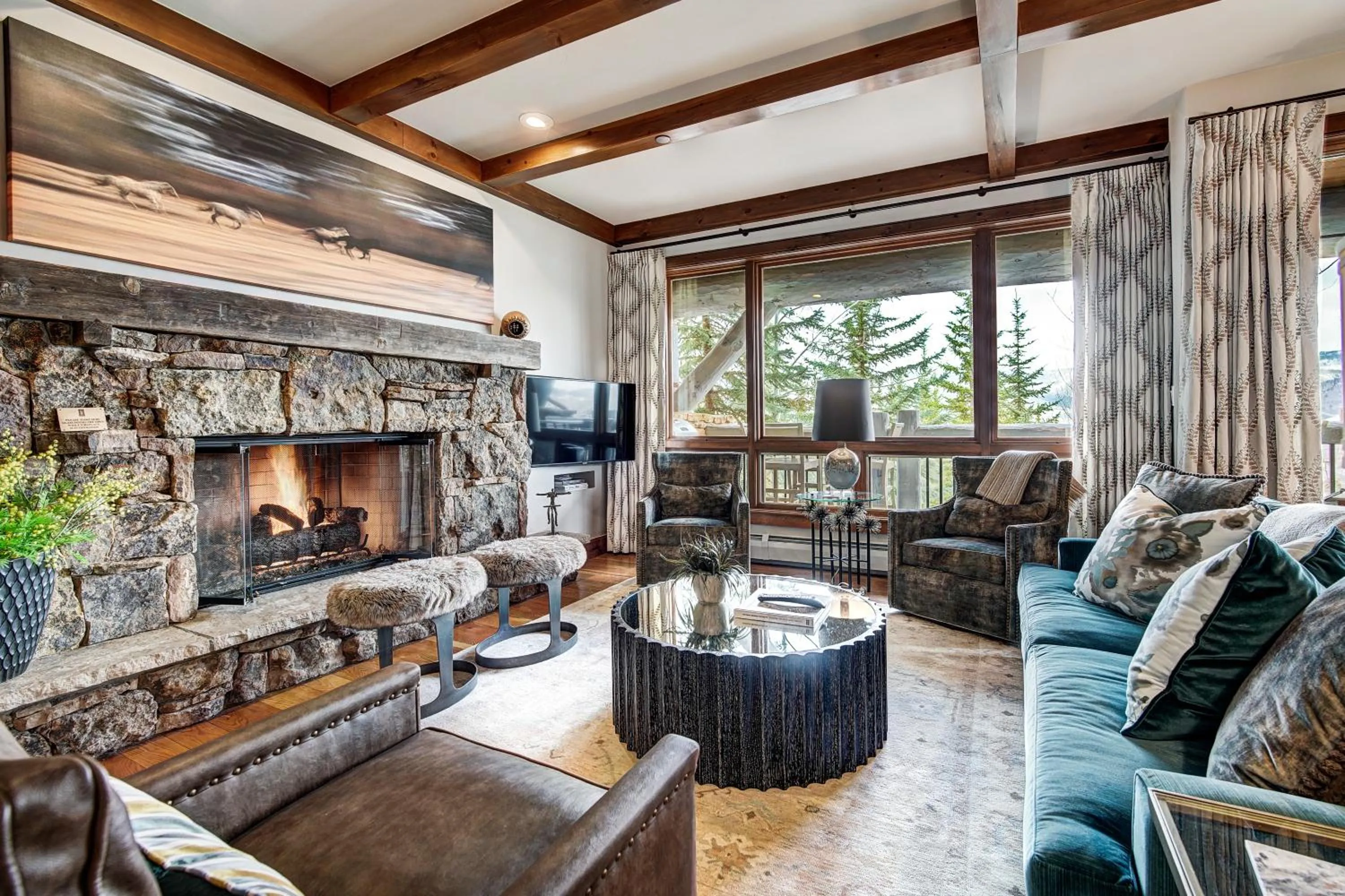 Living room in Bachelor Gulch Village