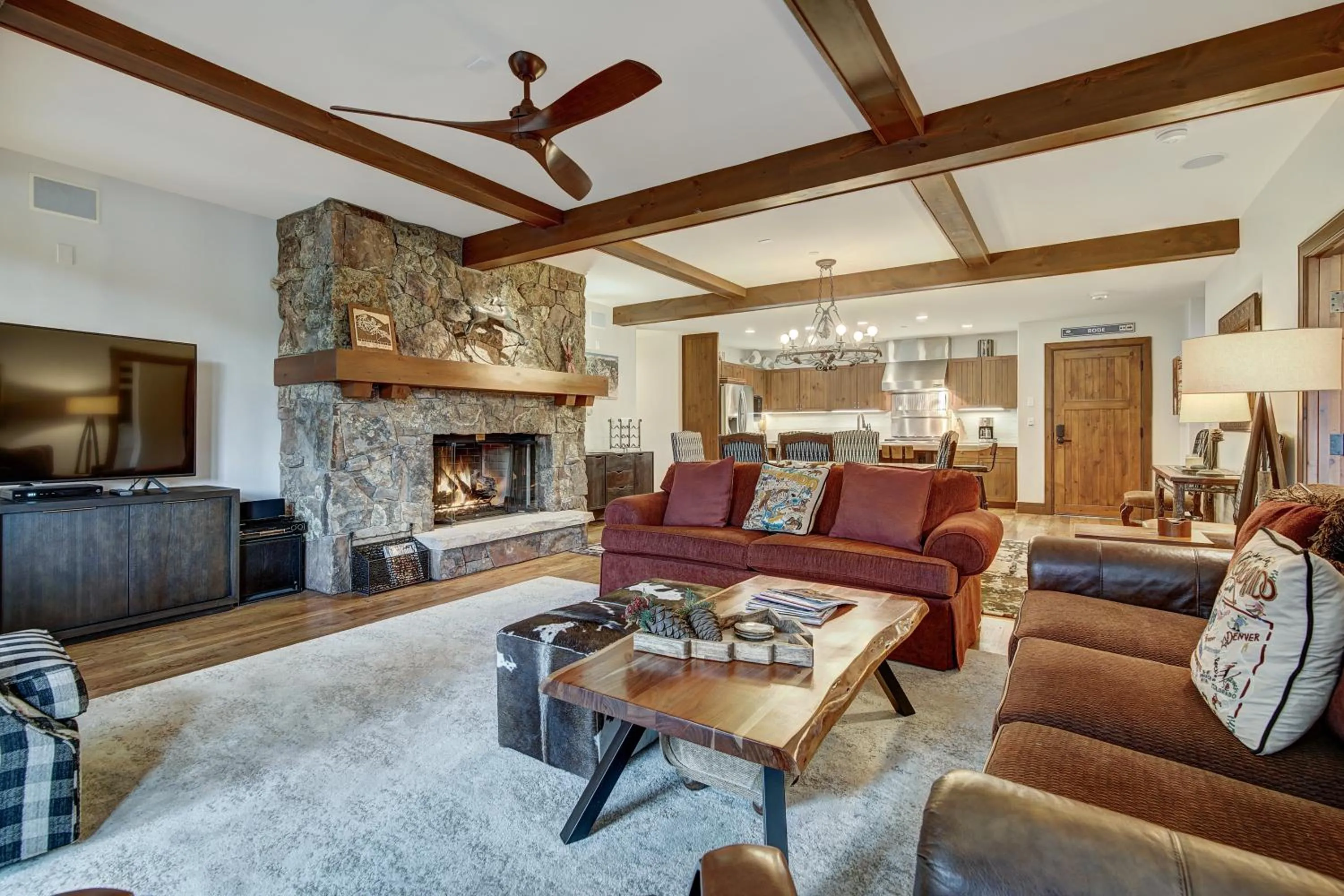 Living room in Bachelor Gulch Village