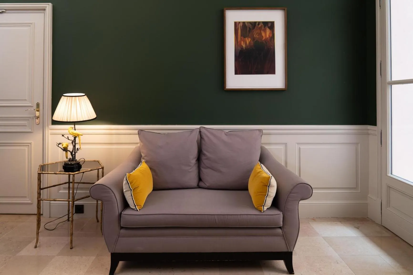 Living room in Hôtel du Danube Saint Germain