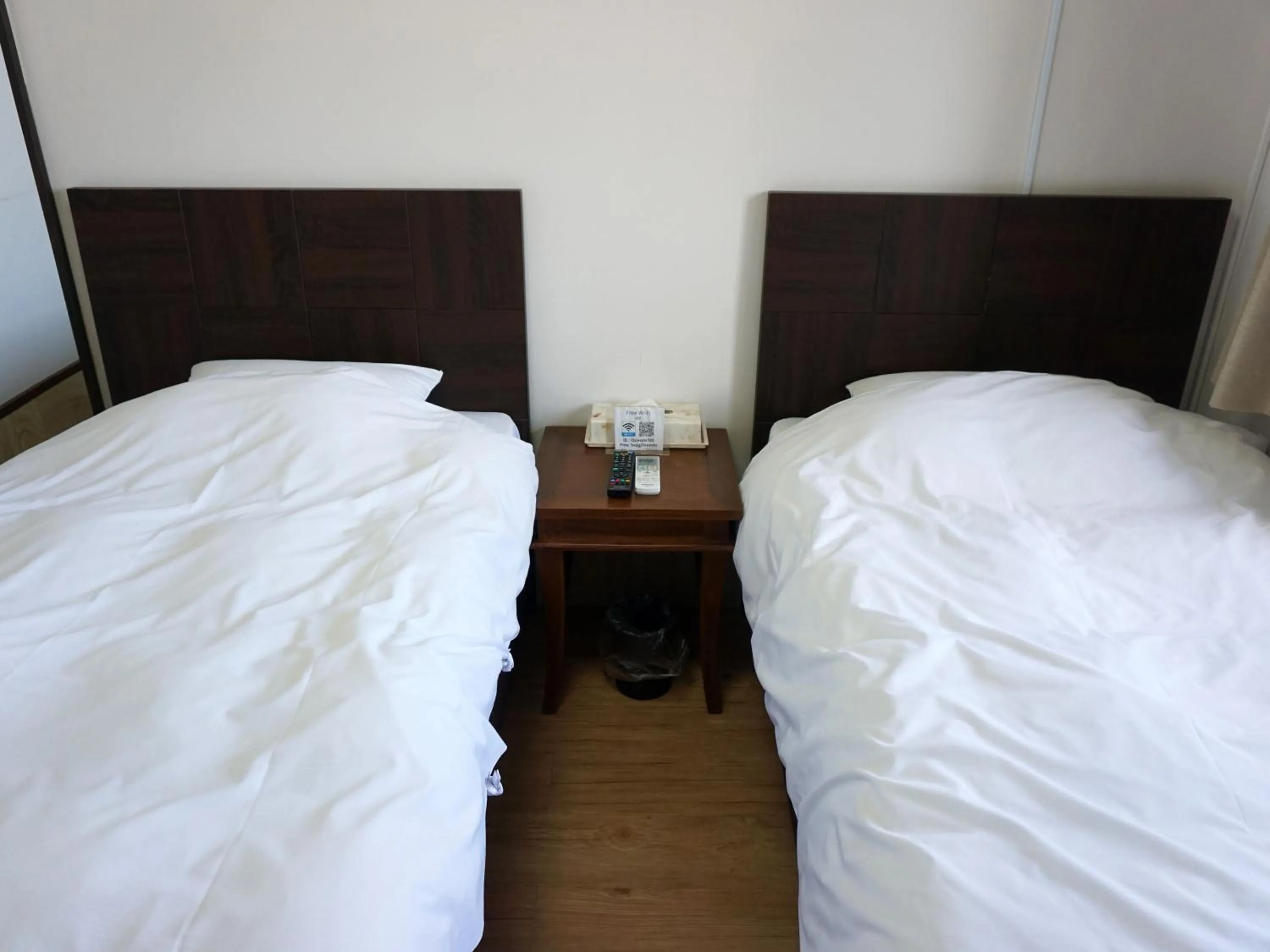 Bed in Hotel Oceans Nakijin