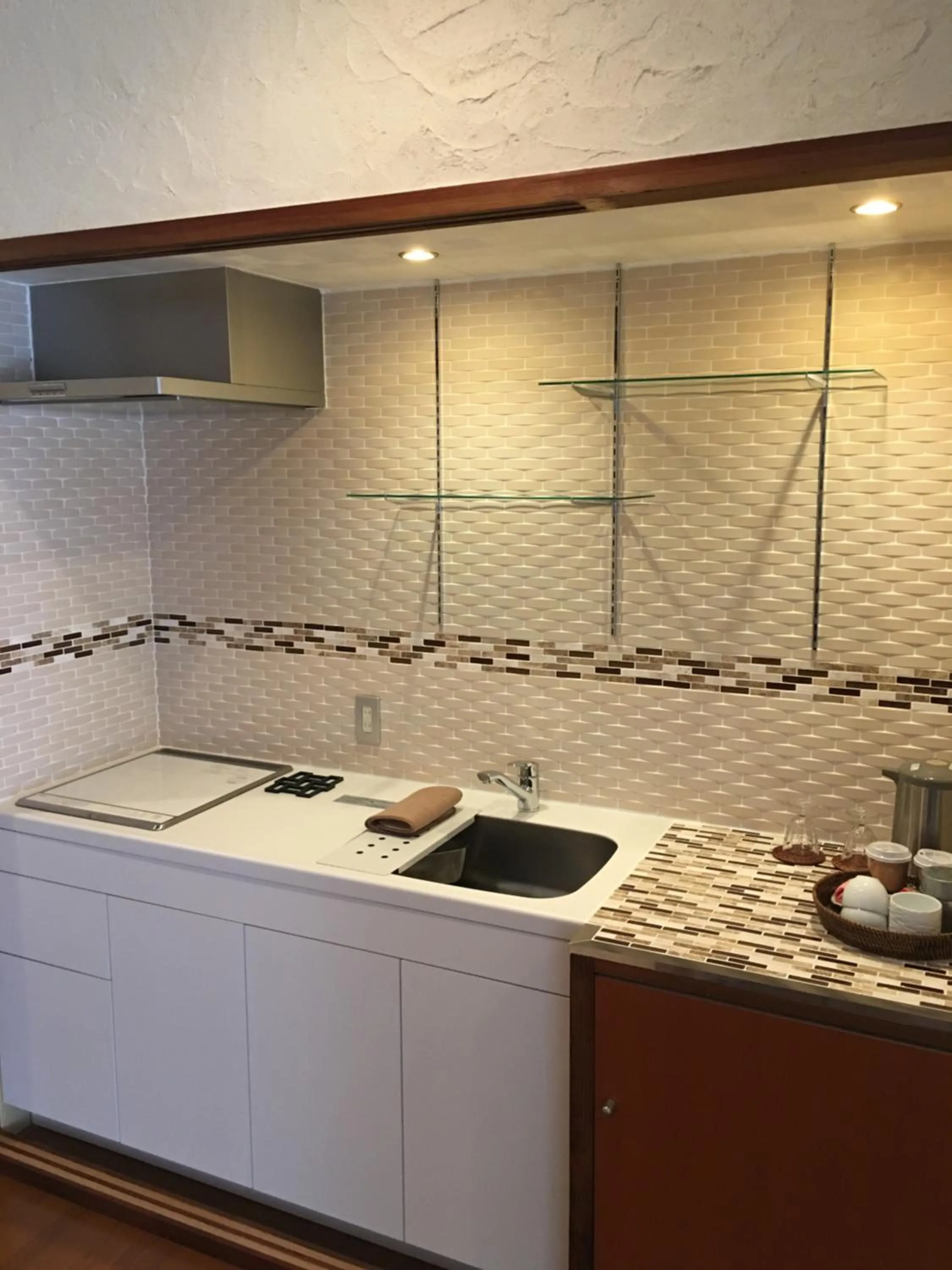 Kitchen or kitchenette in Mashio Hotel & Resort