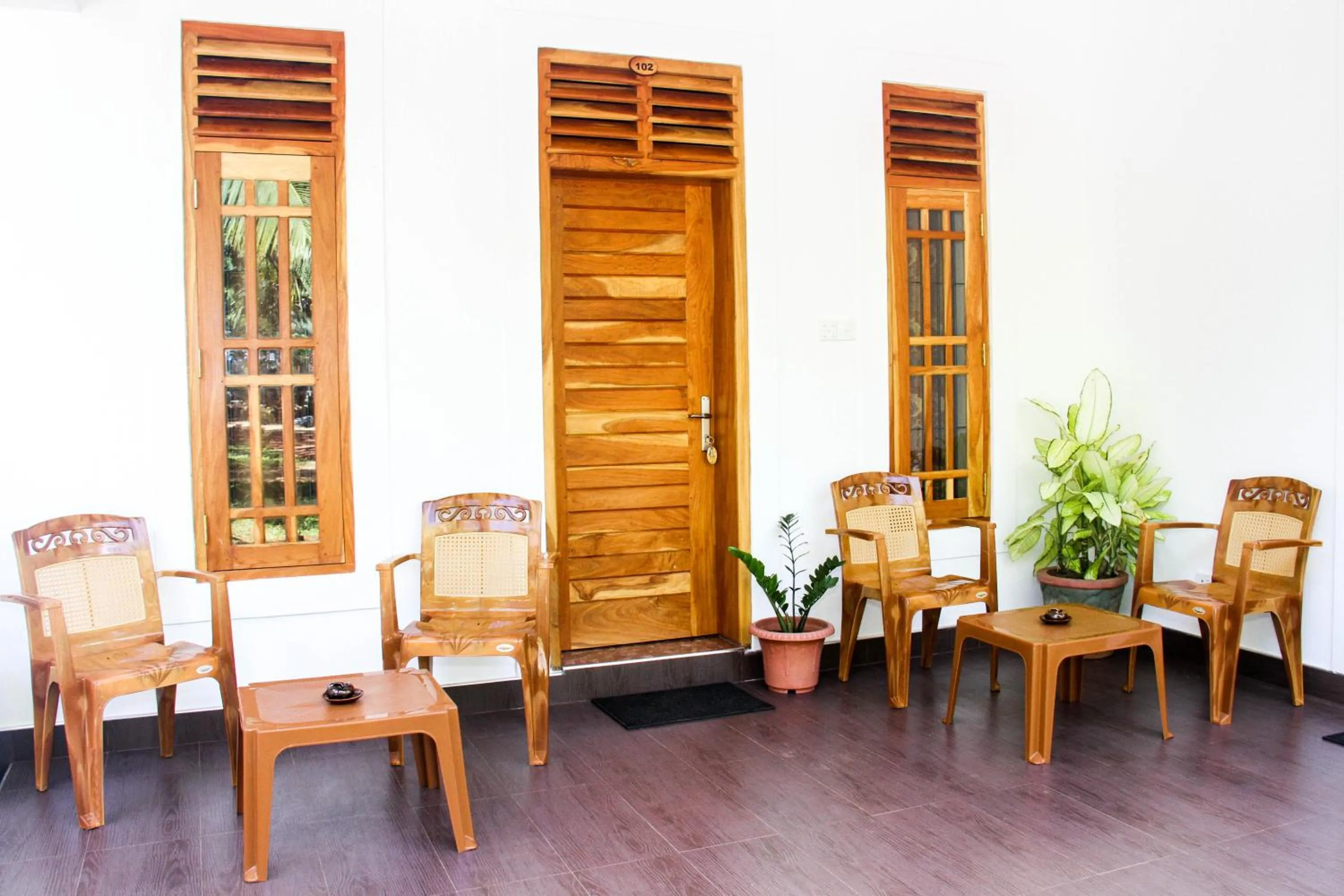 Patio in Hotel Nilketha Yala Tissamaharama