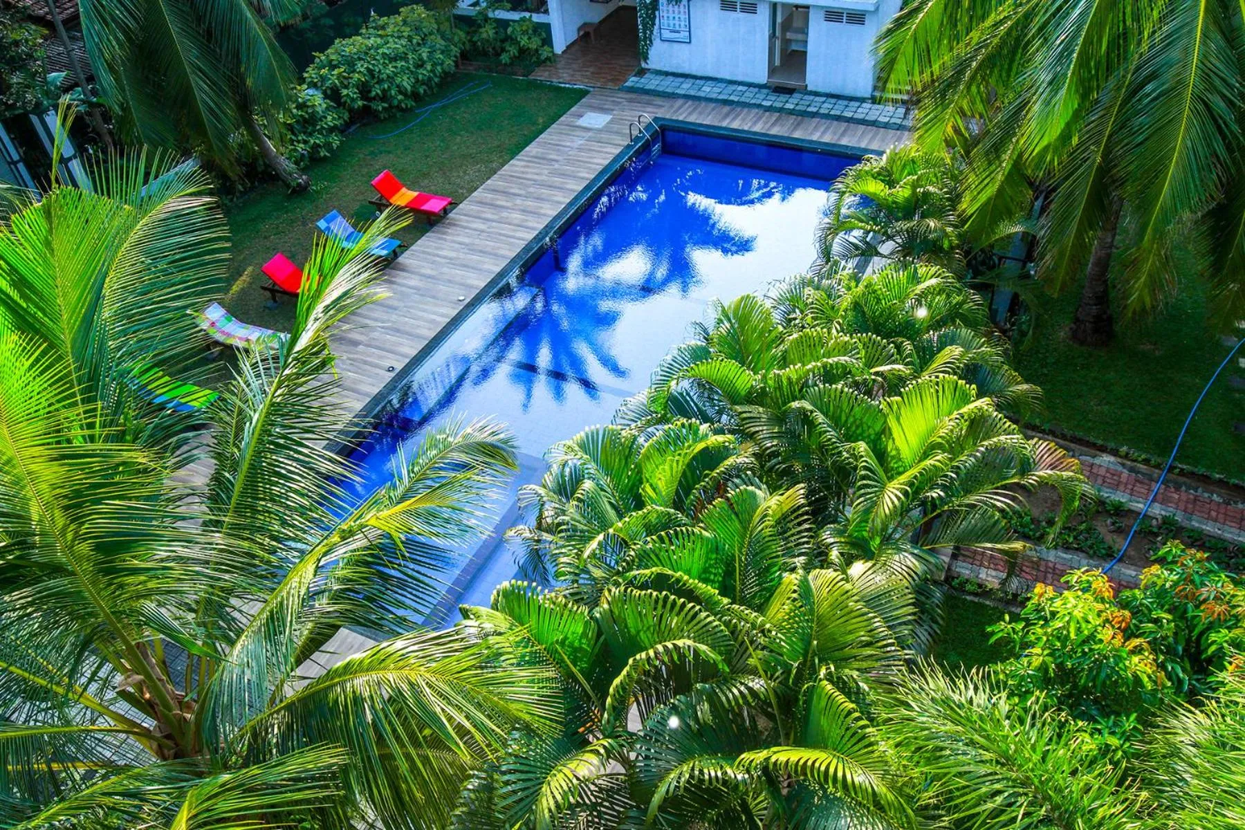 Pool view in Hotel Nilketha Yala Tissamaharama