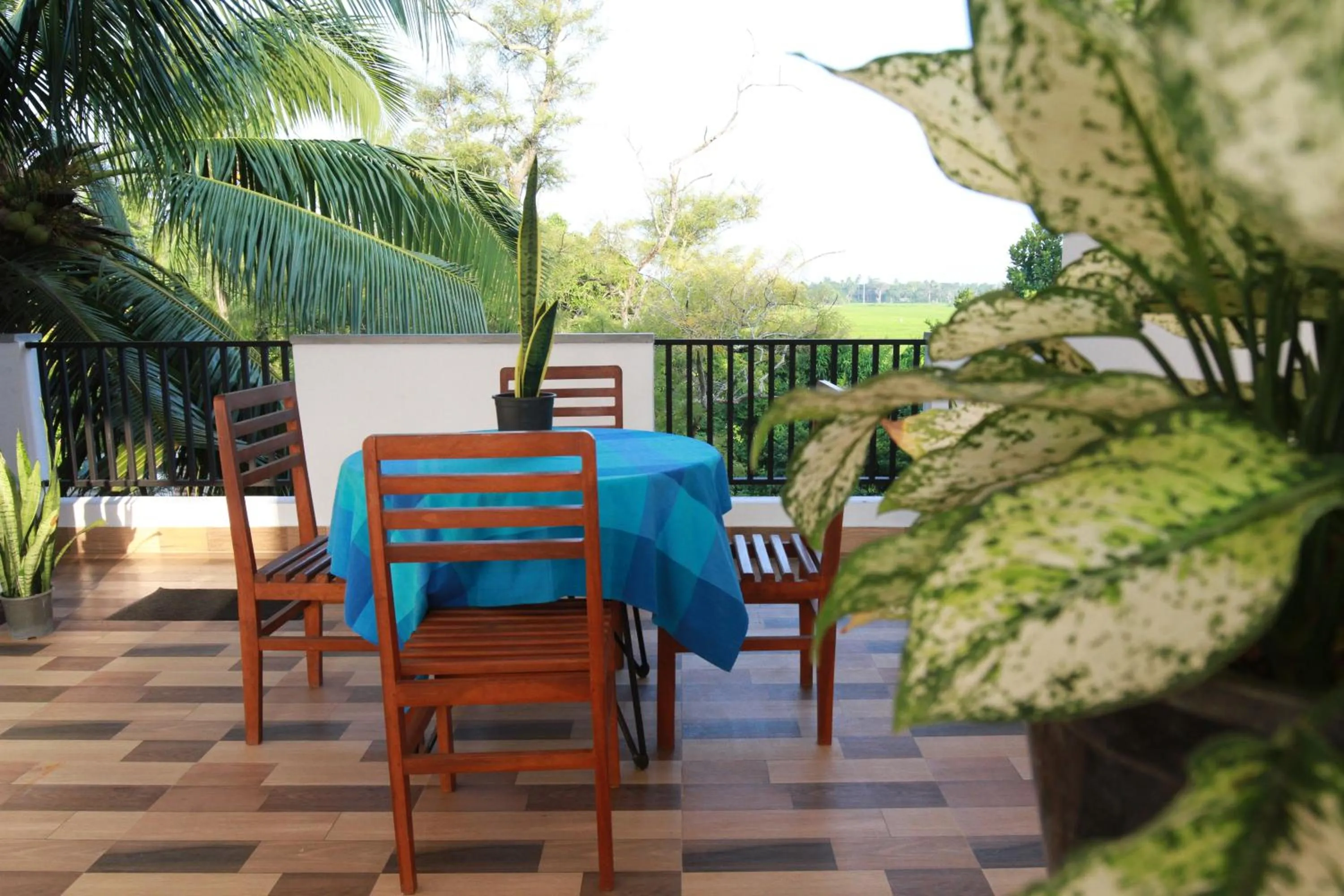 Balcony/Terrace in Hotel Nilketha Yala Tissamaharama