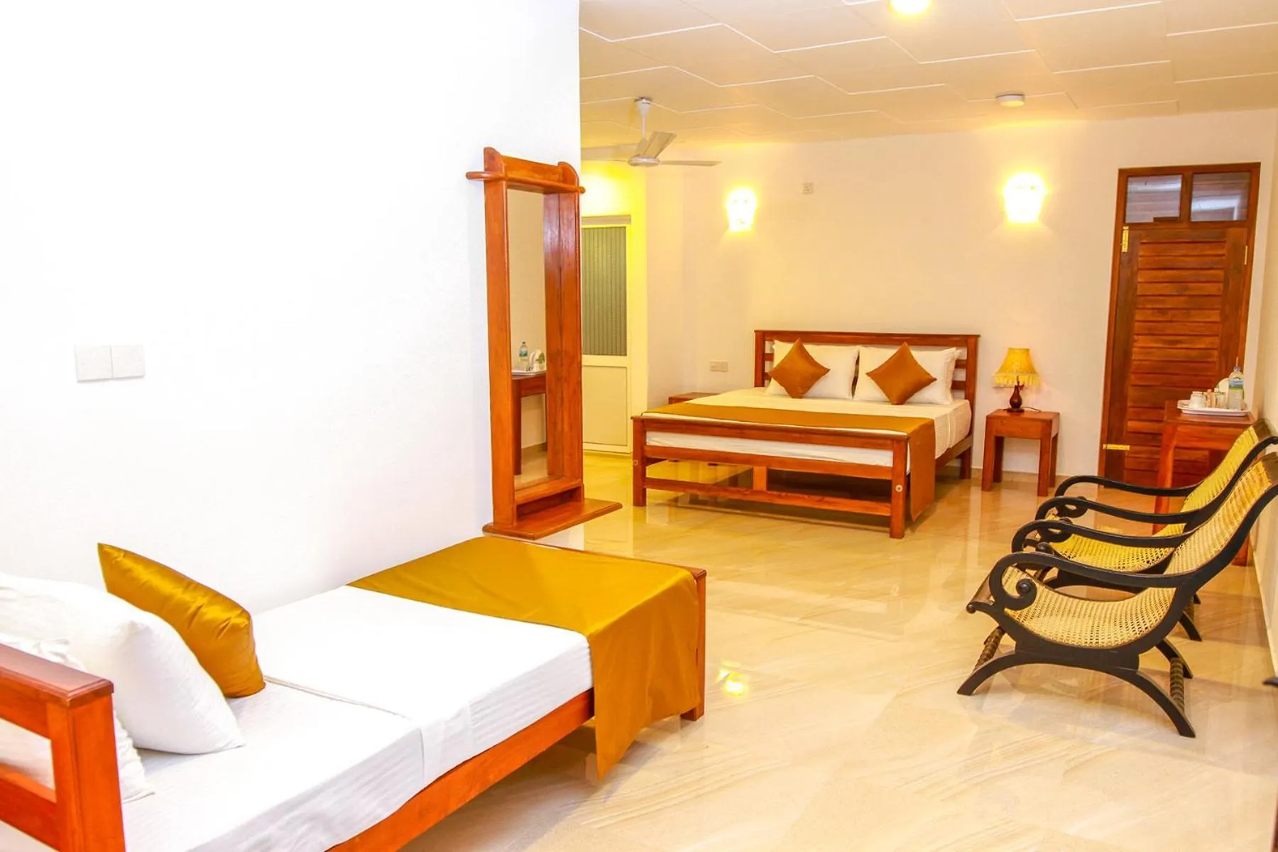 Bedroom, Bed in Hotel Nilketha Yala Tissamaharama