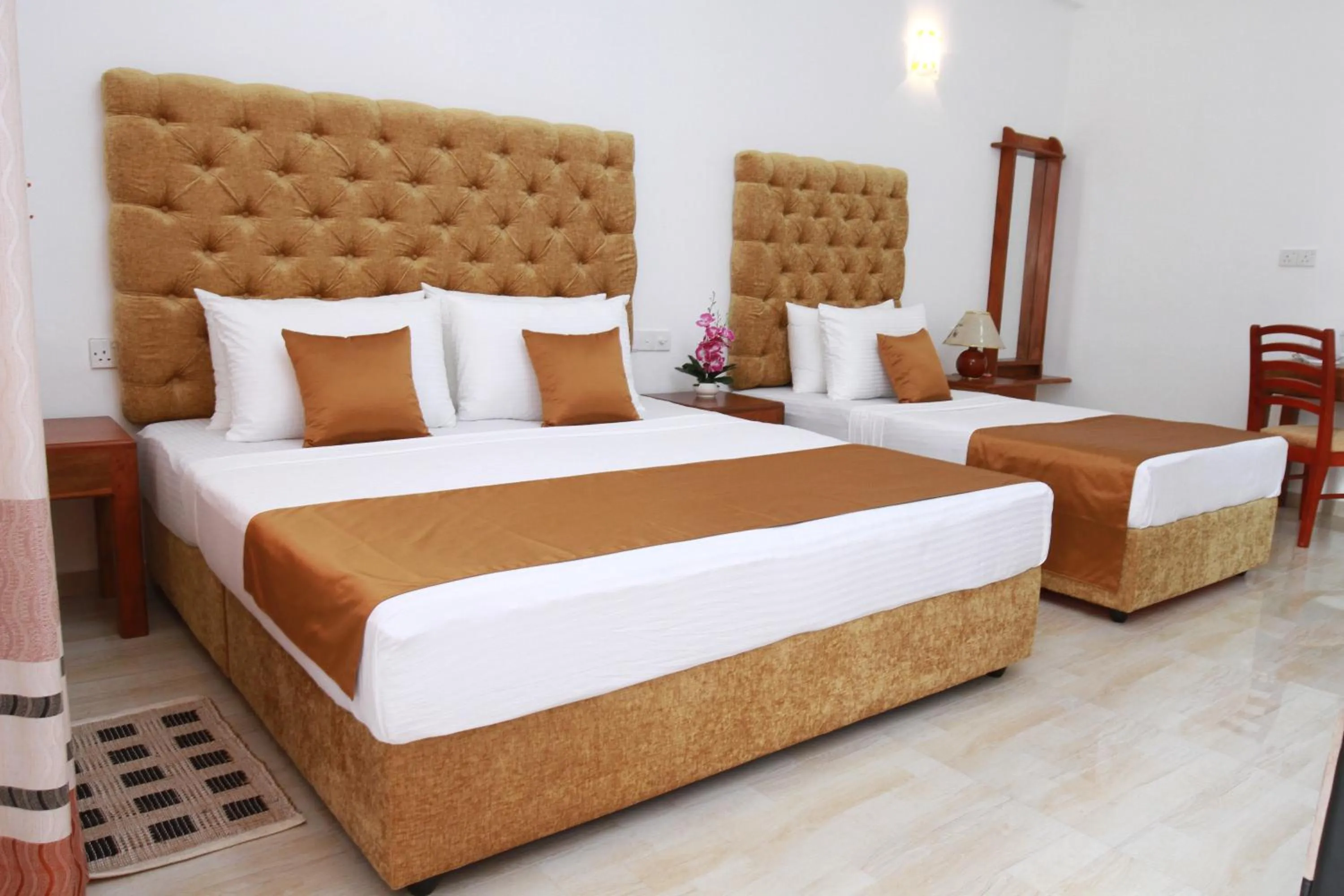 Bedroom, Bed in Hotel Nilketha Yala Tissamaharama