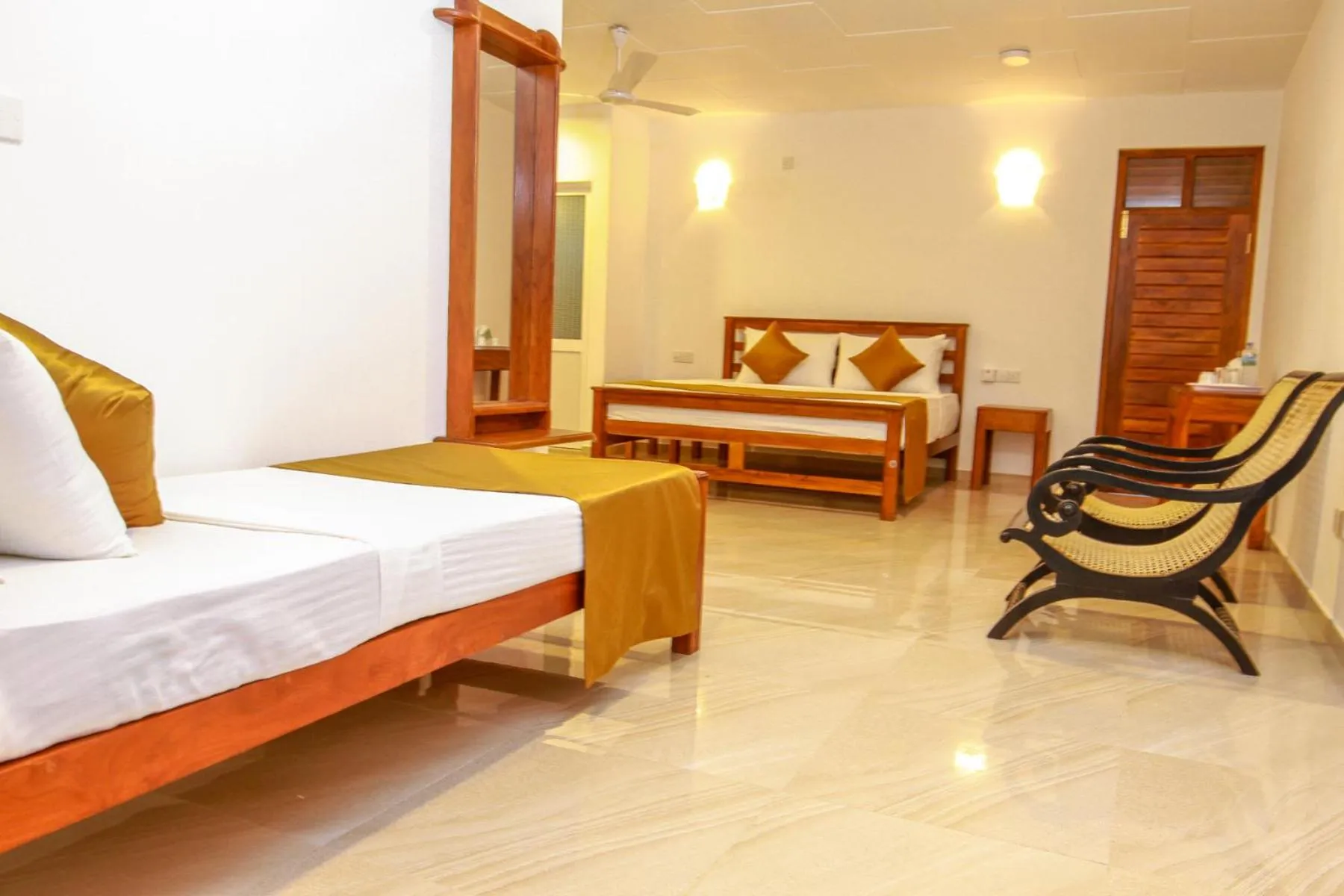 Photo of the whole room, Bed in Hotel Nilketha Yala Tissamaharama