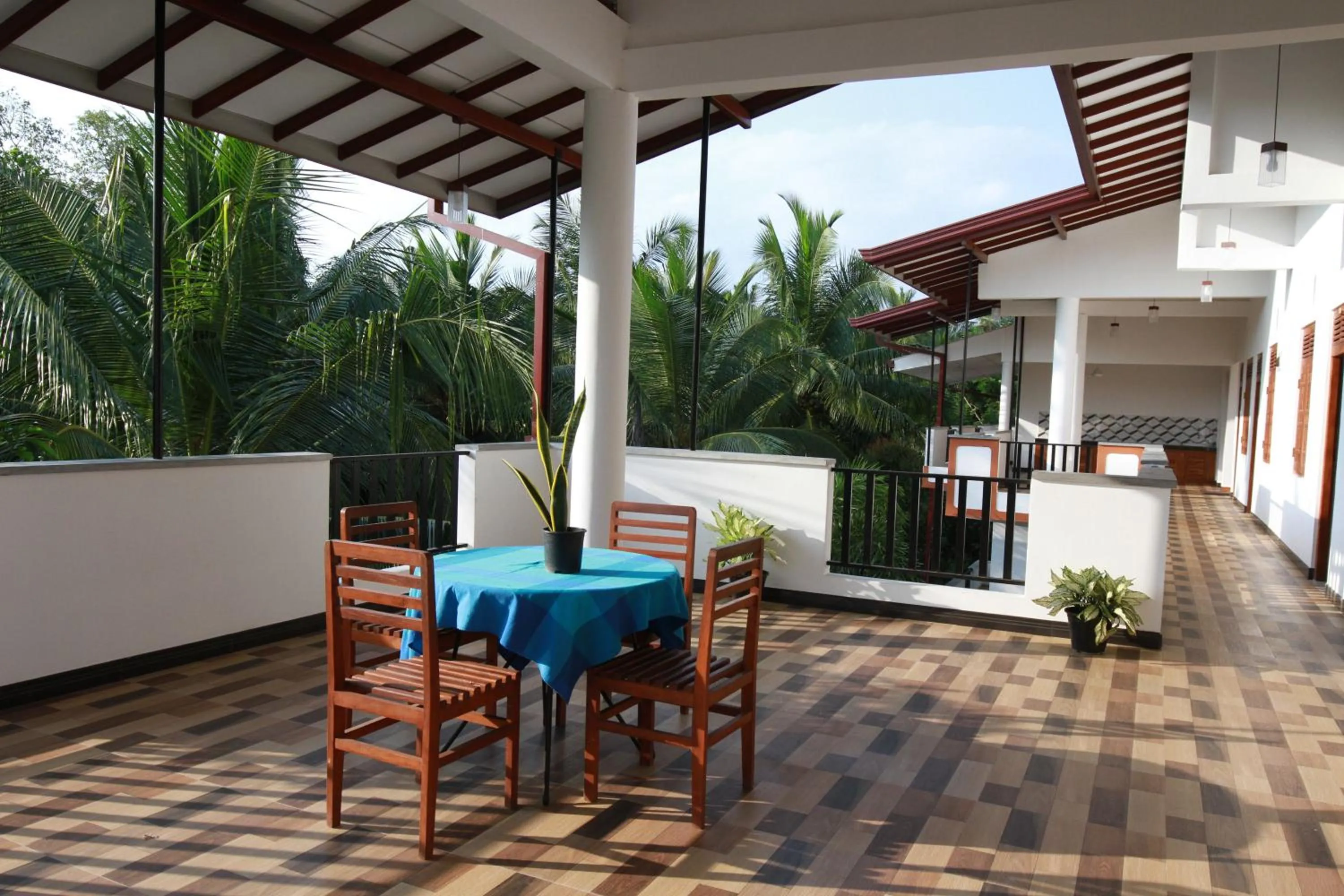 Balcony/Terrace in Hotel Nilketha Yala Tissamaharama