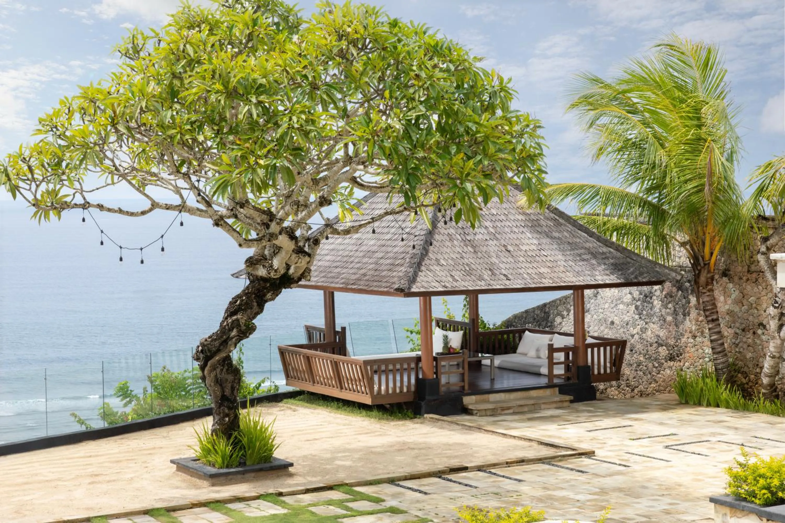 Balcony/Terrace in Nagasutra Villa by Nakula