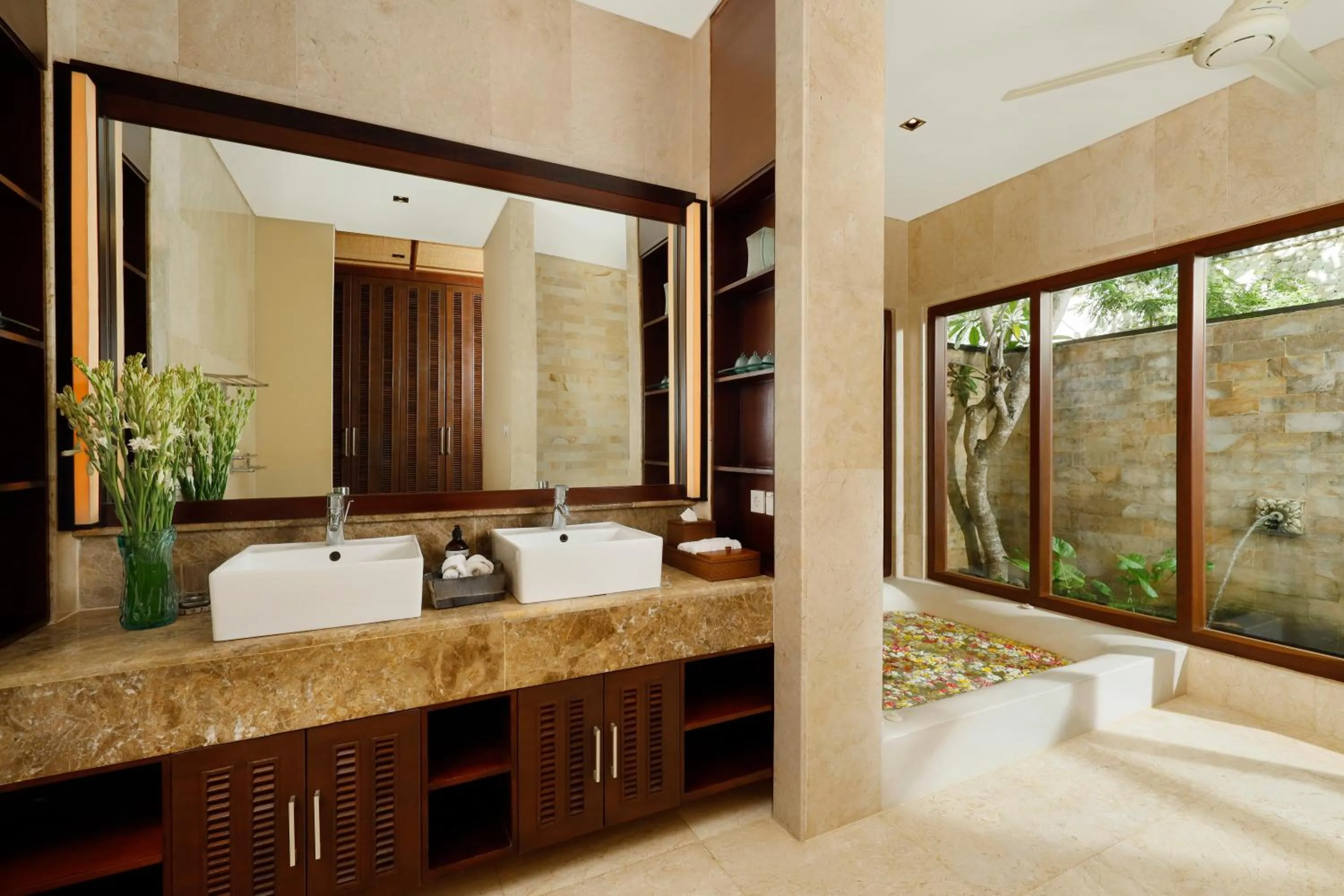 Bathroom in Nagasutra Villa by Nakula