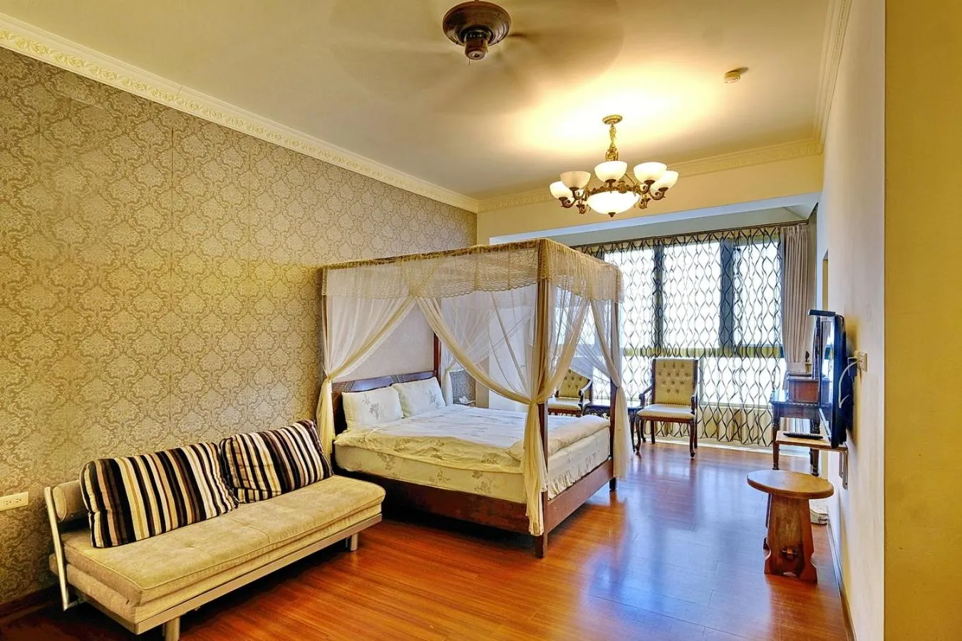 Bed in 七星潭海灣民宿-附電梯-車位-充電樁