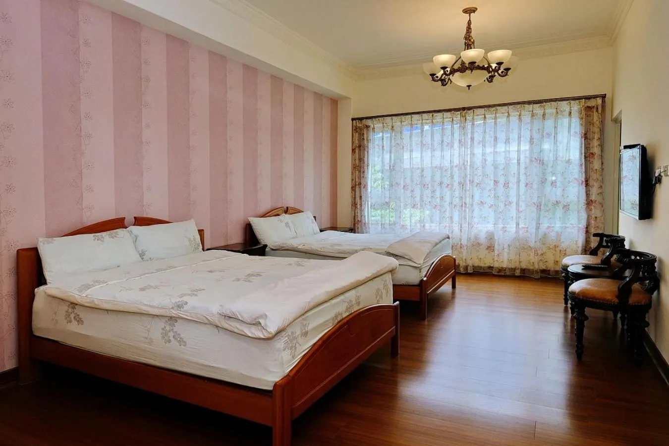 Bed in 七星潭海灣民宿-附電梯-車位-充電樁