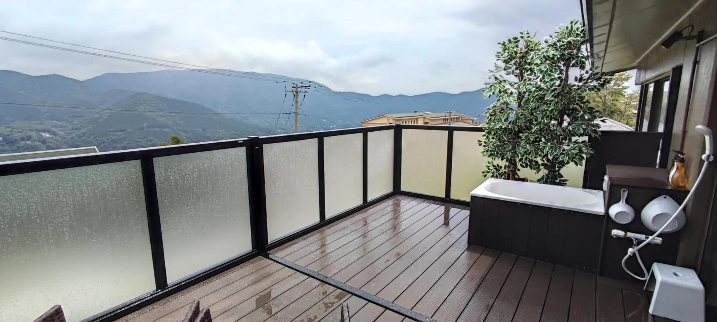 View (from property/room) in Hakone Gora Guam Dog