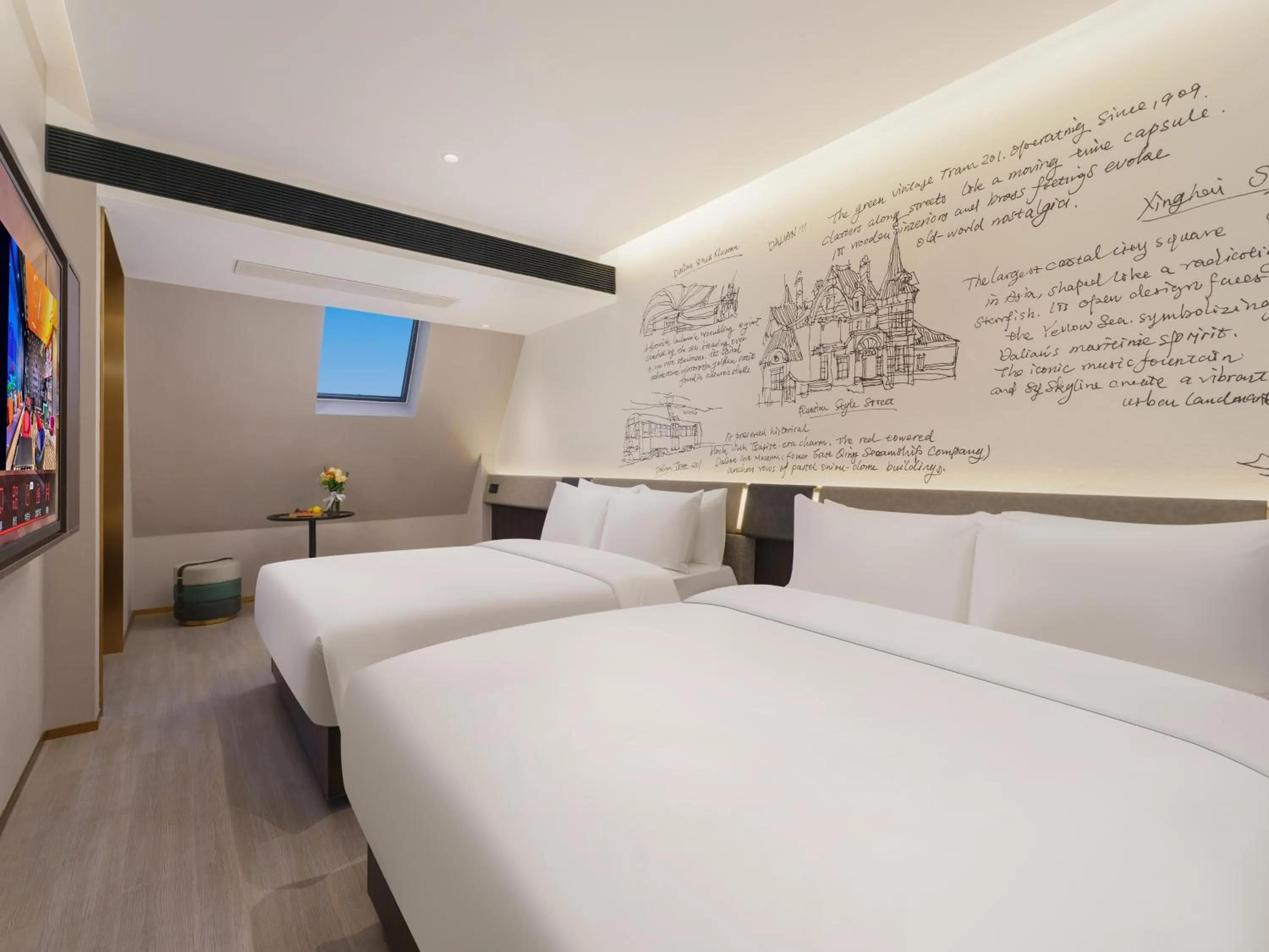 Bed in CitiGO Hotel, Xinghai Square, Dalian