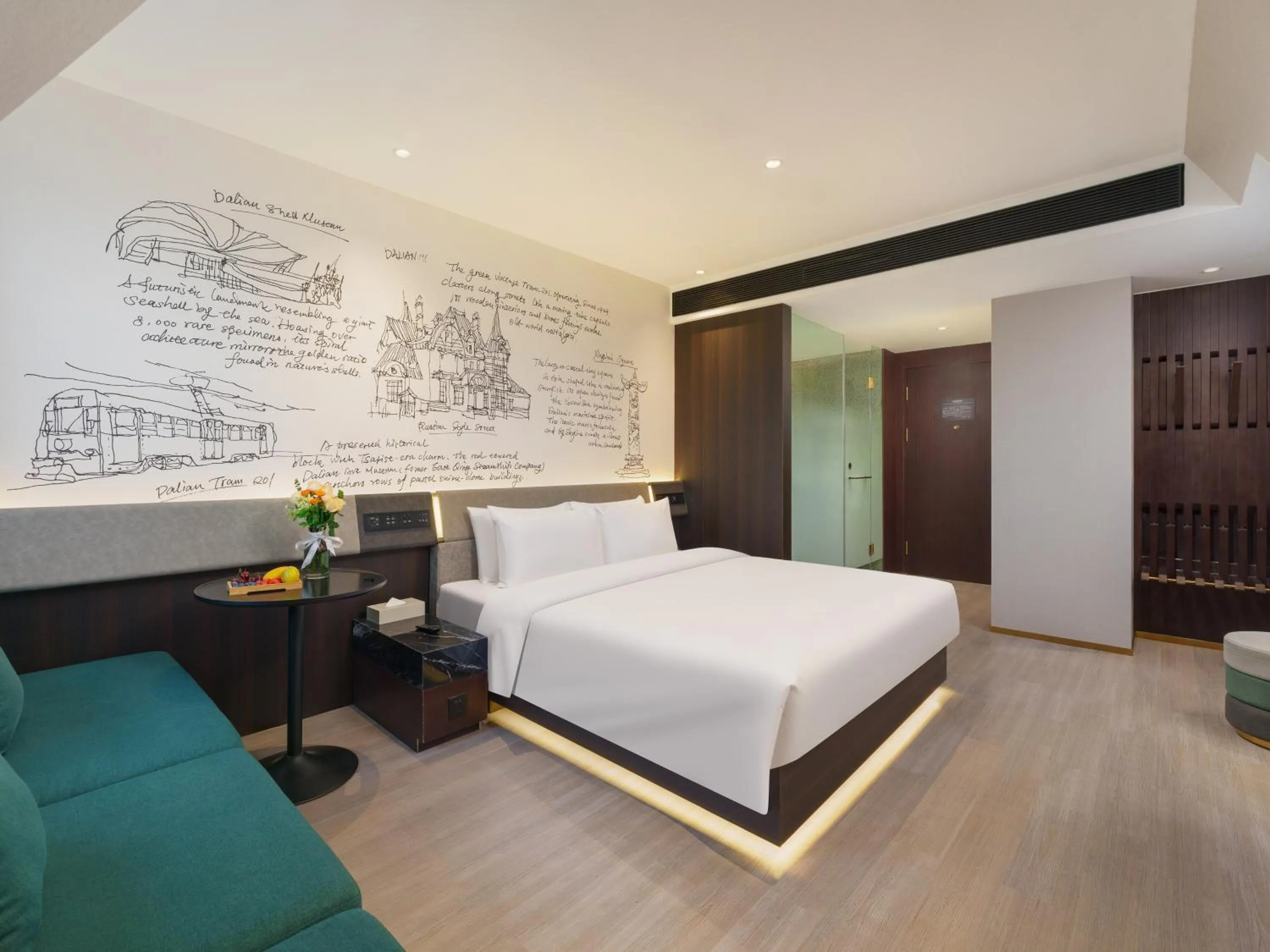 Bed in CitiGO Hotel, Xinghai Square, Dalian