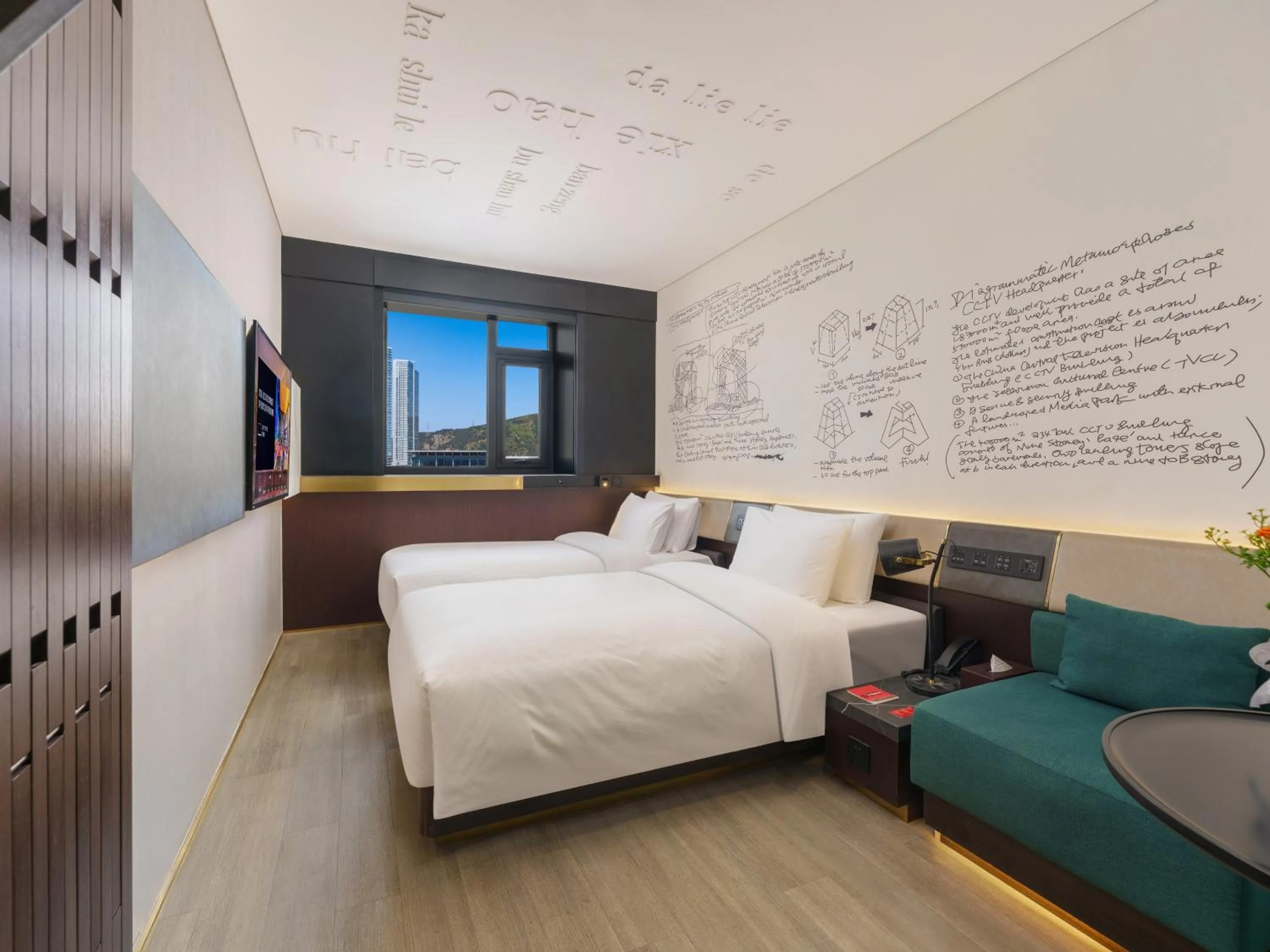 Bed in CitiGO Hotel, Xinghai Square, Dalian