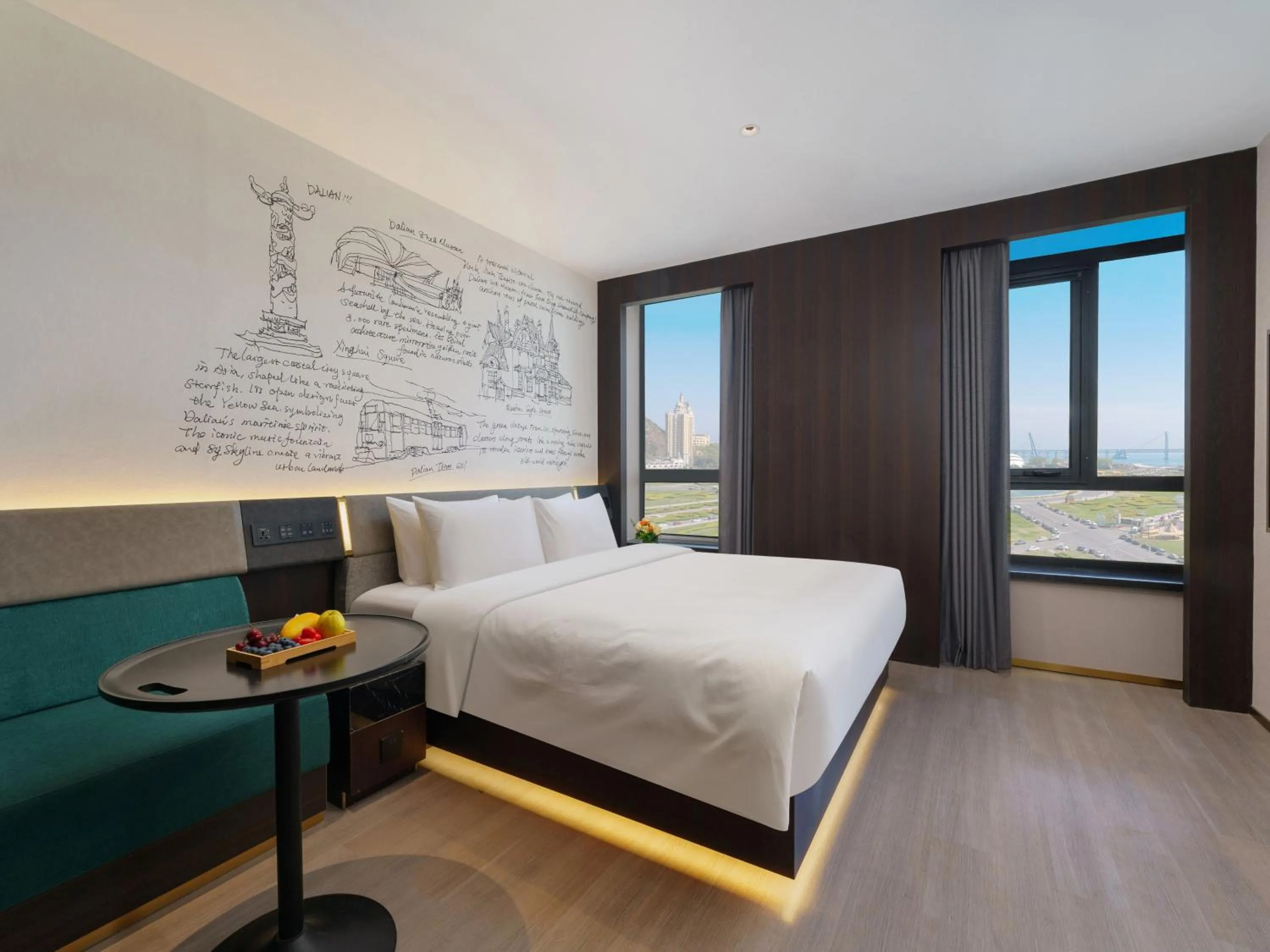 Bed in CitiGO Hotel, Xinghai Square, Dalian