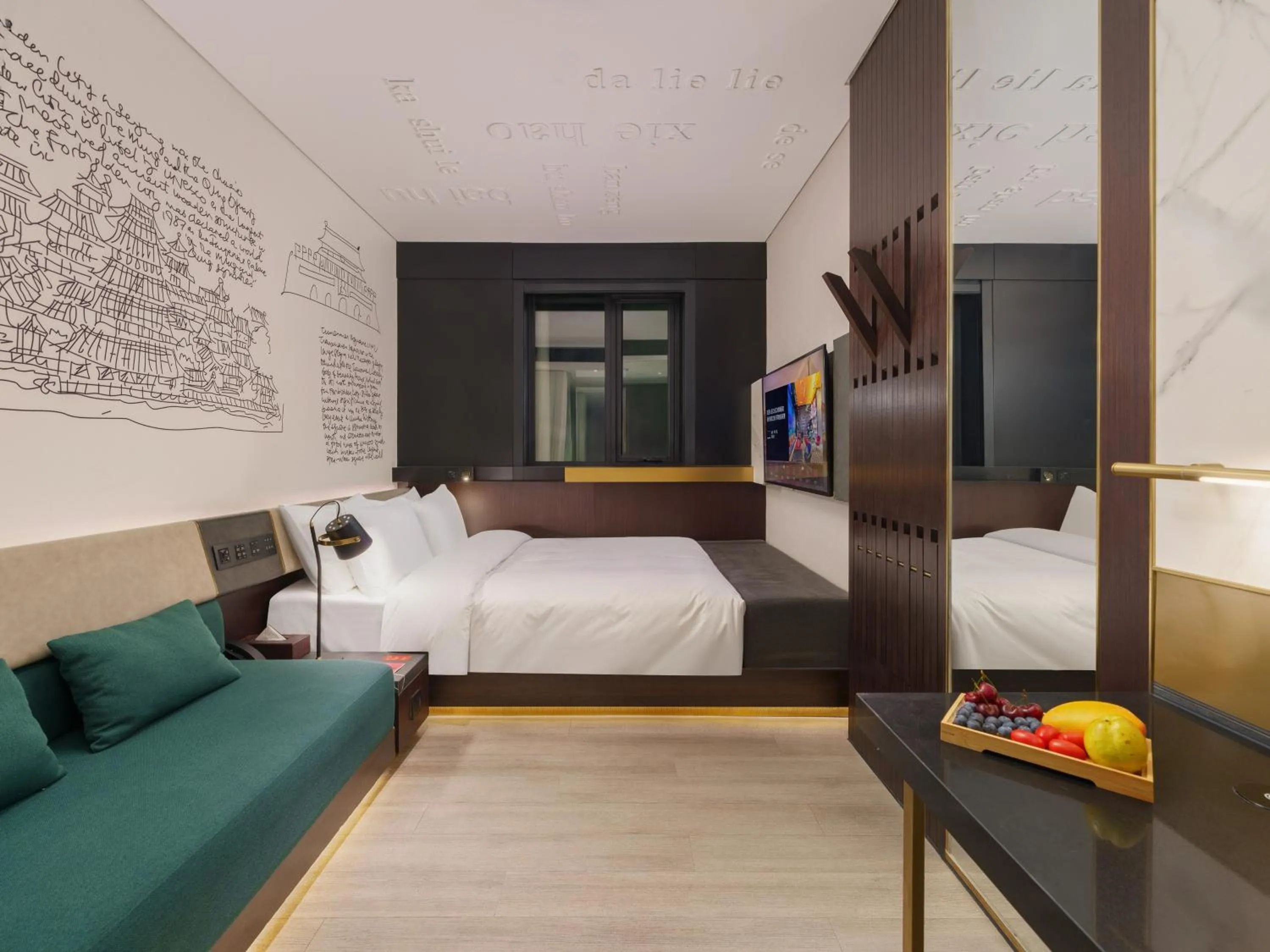 Bed in CitiGO Hotel, Xinghai Square, Dalian