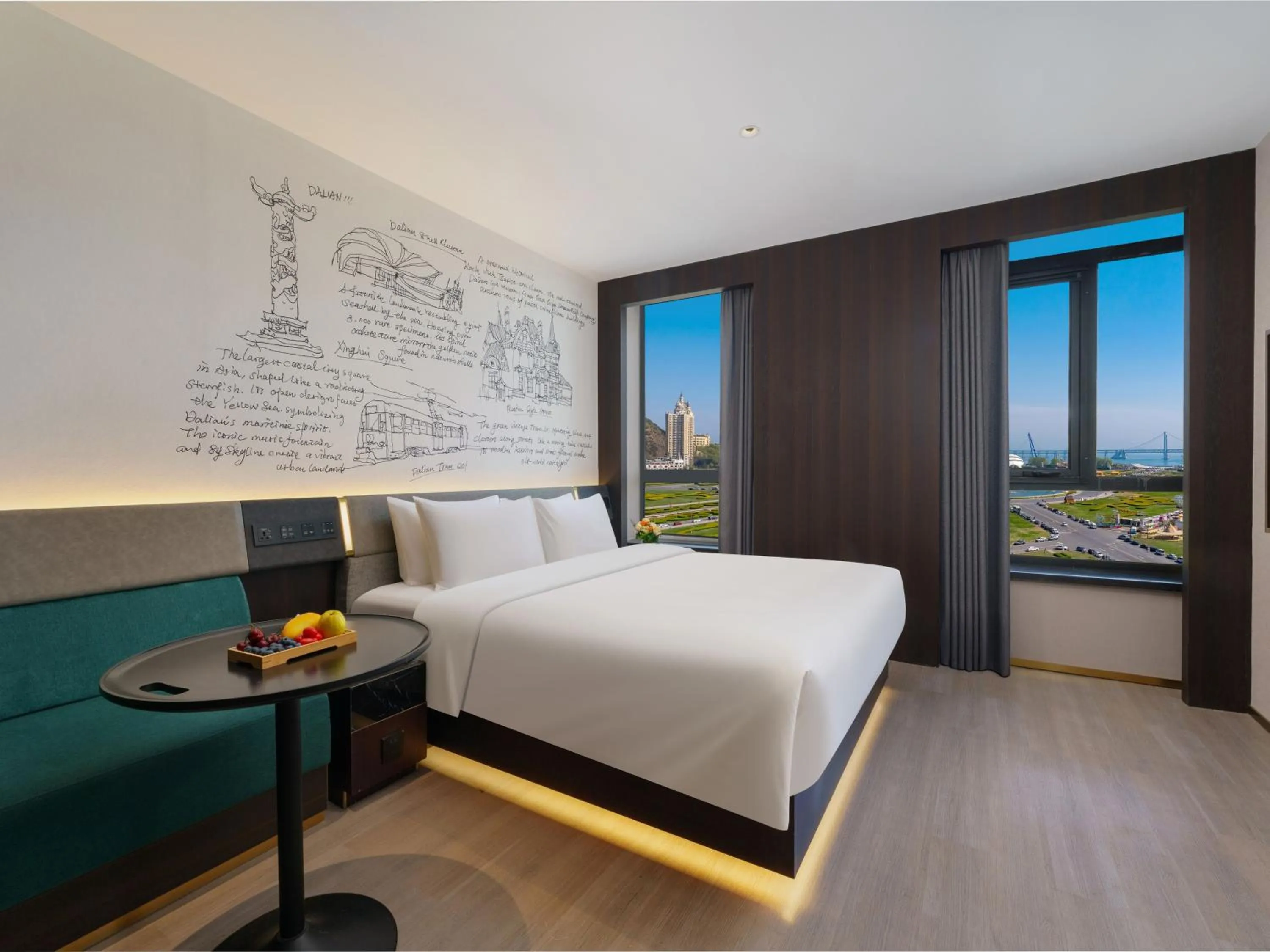 Bed in CitiGO Hotel, Xinghai Square, Dalian