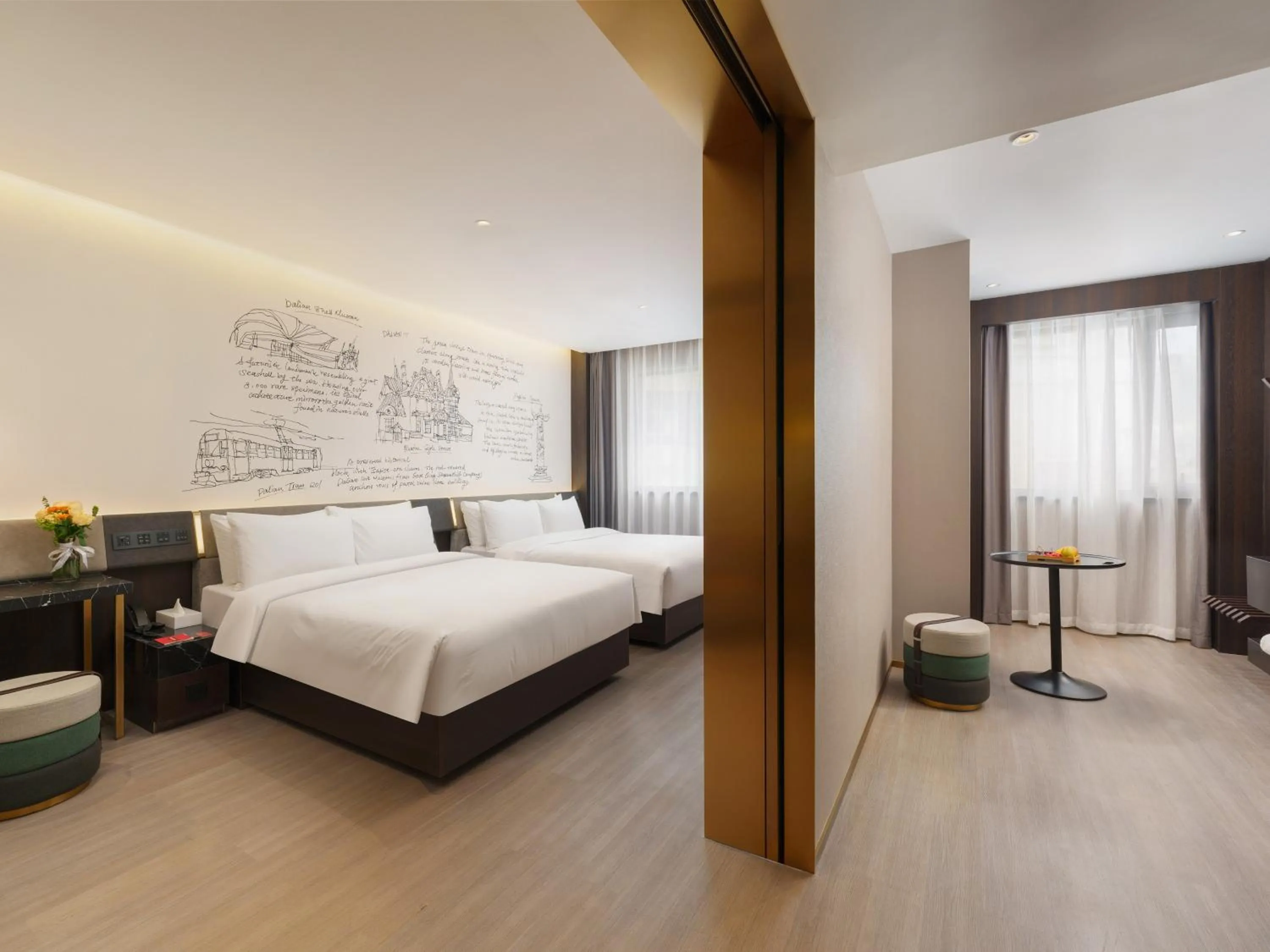 Bed in CitiGO Hotel, Xinghai Square, Dalian
