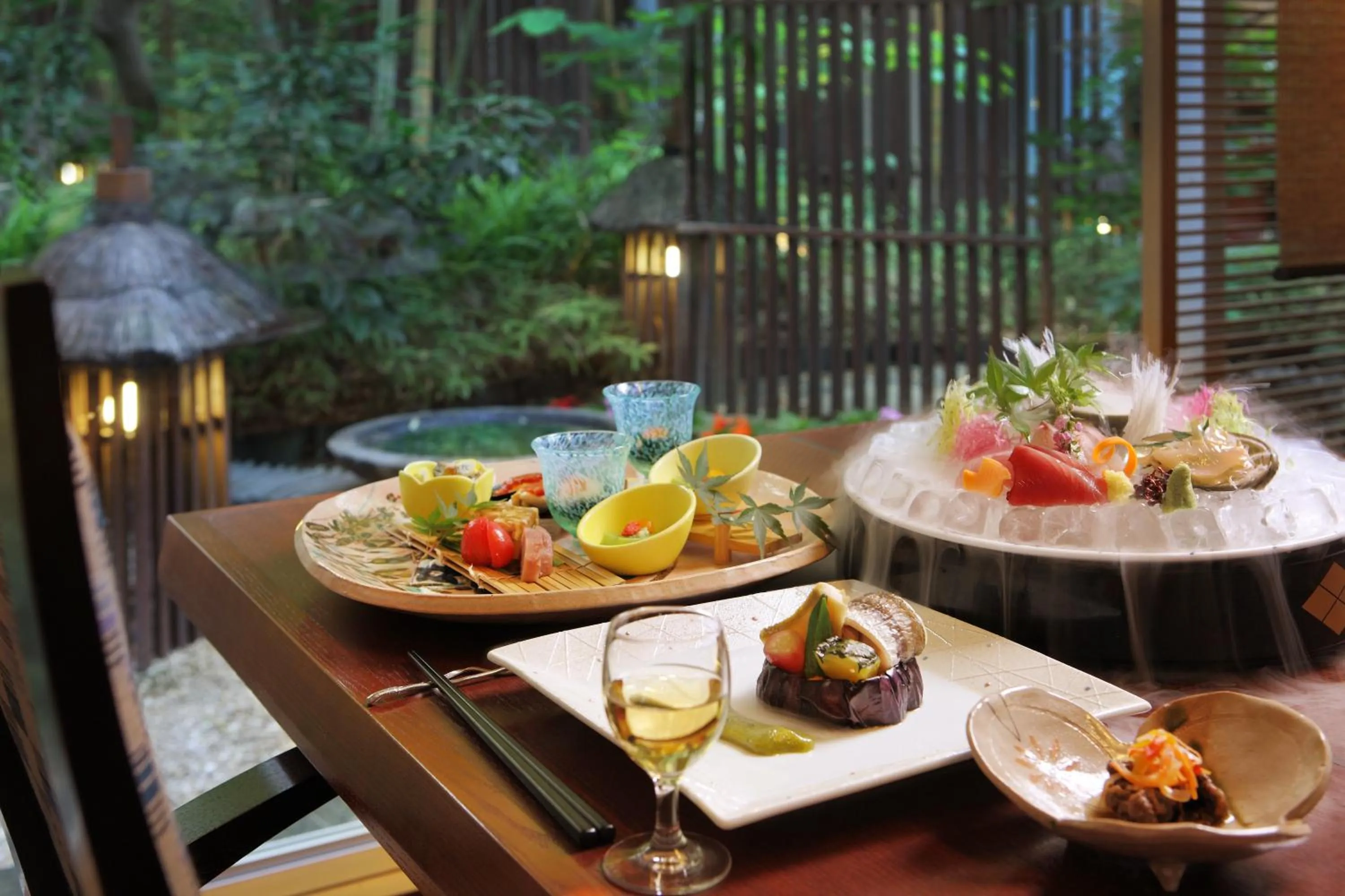 Dinner in Kamogawakan