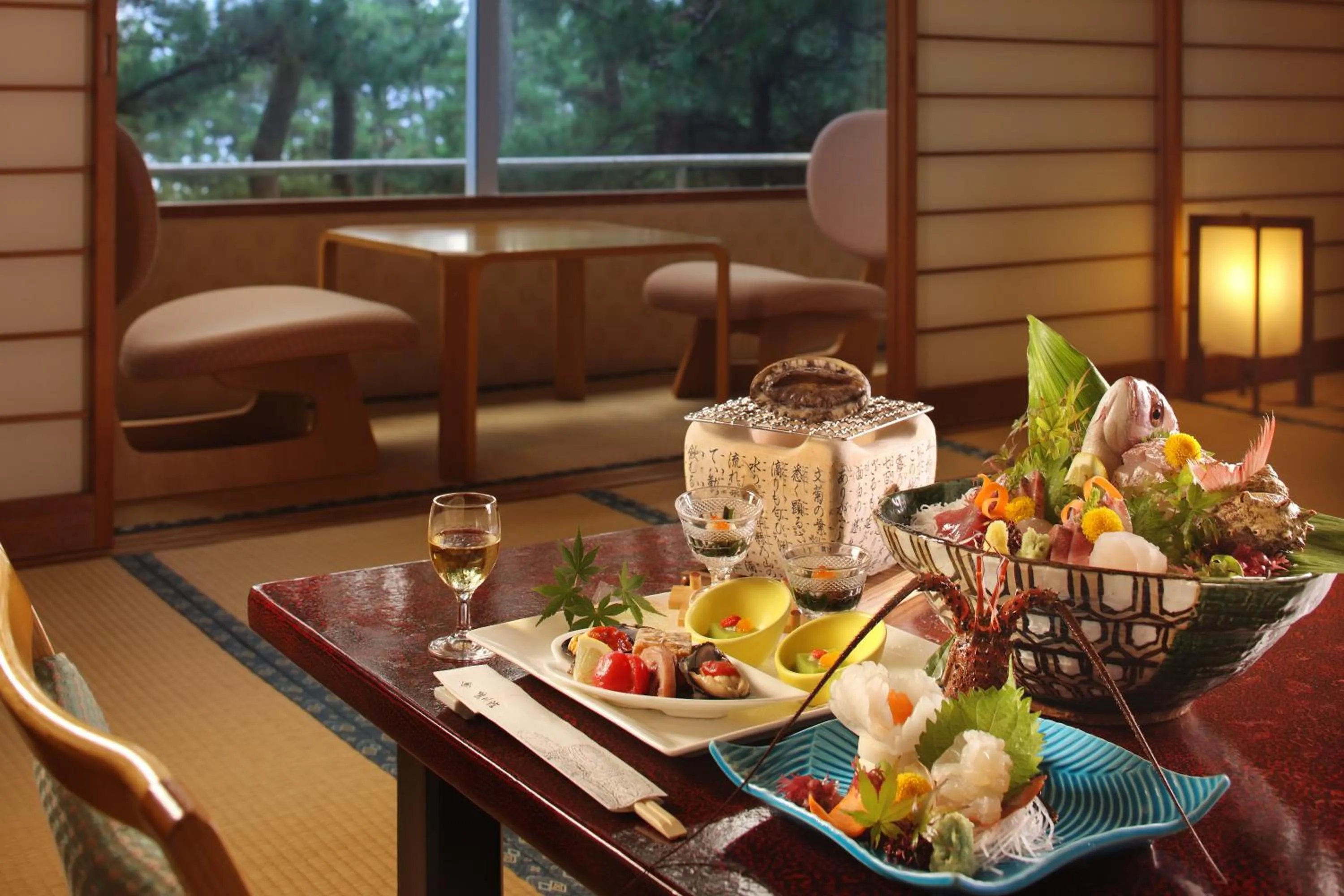 Dinner in Kamogawakan