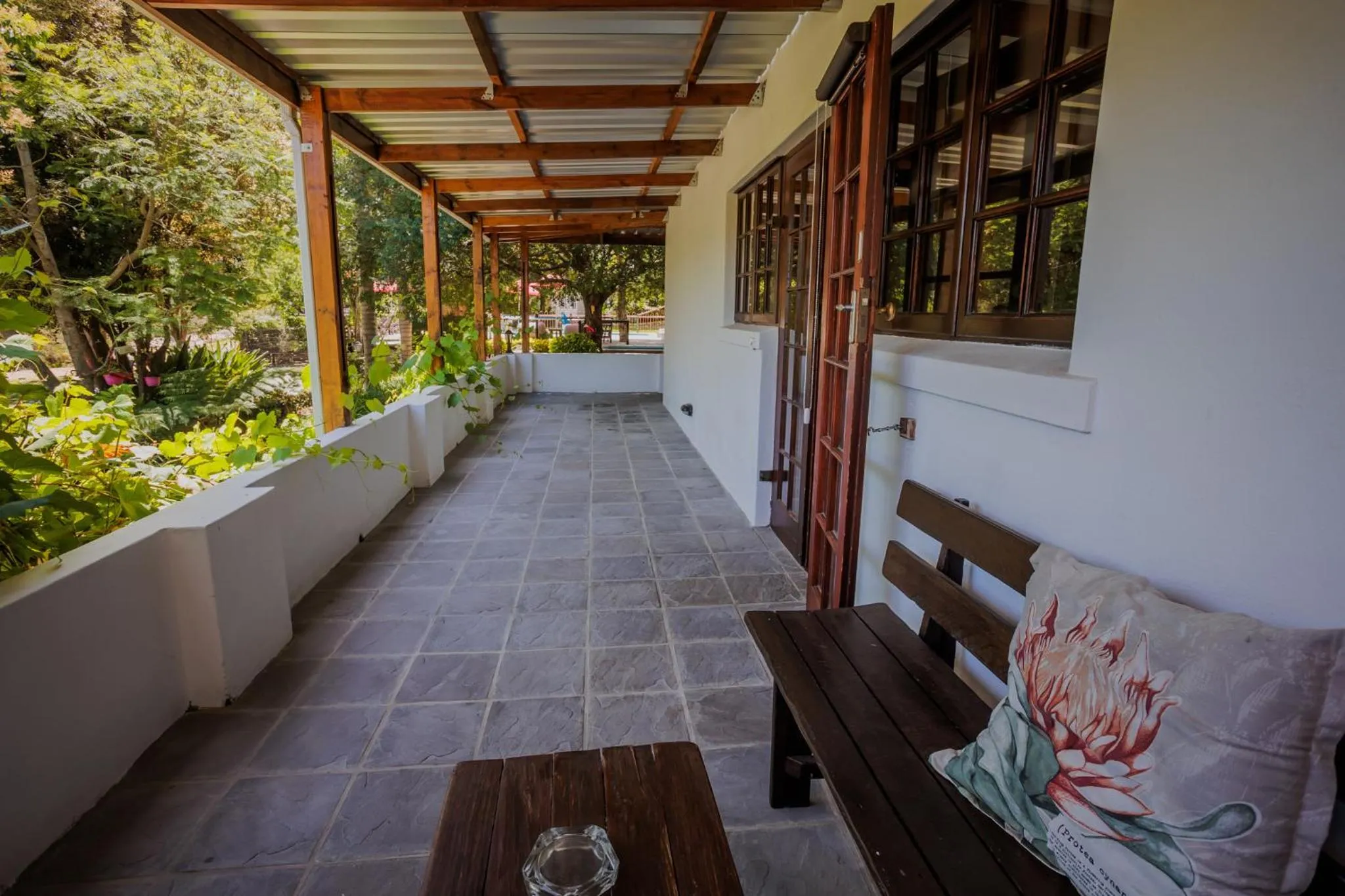 Patio in Aan de Oever Guesthouse
