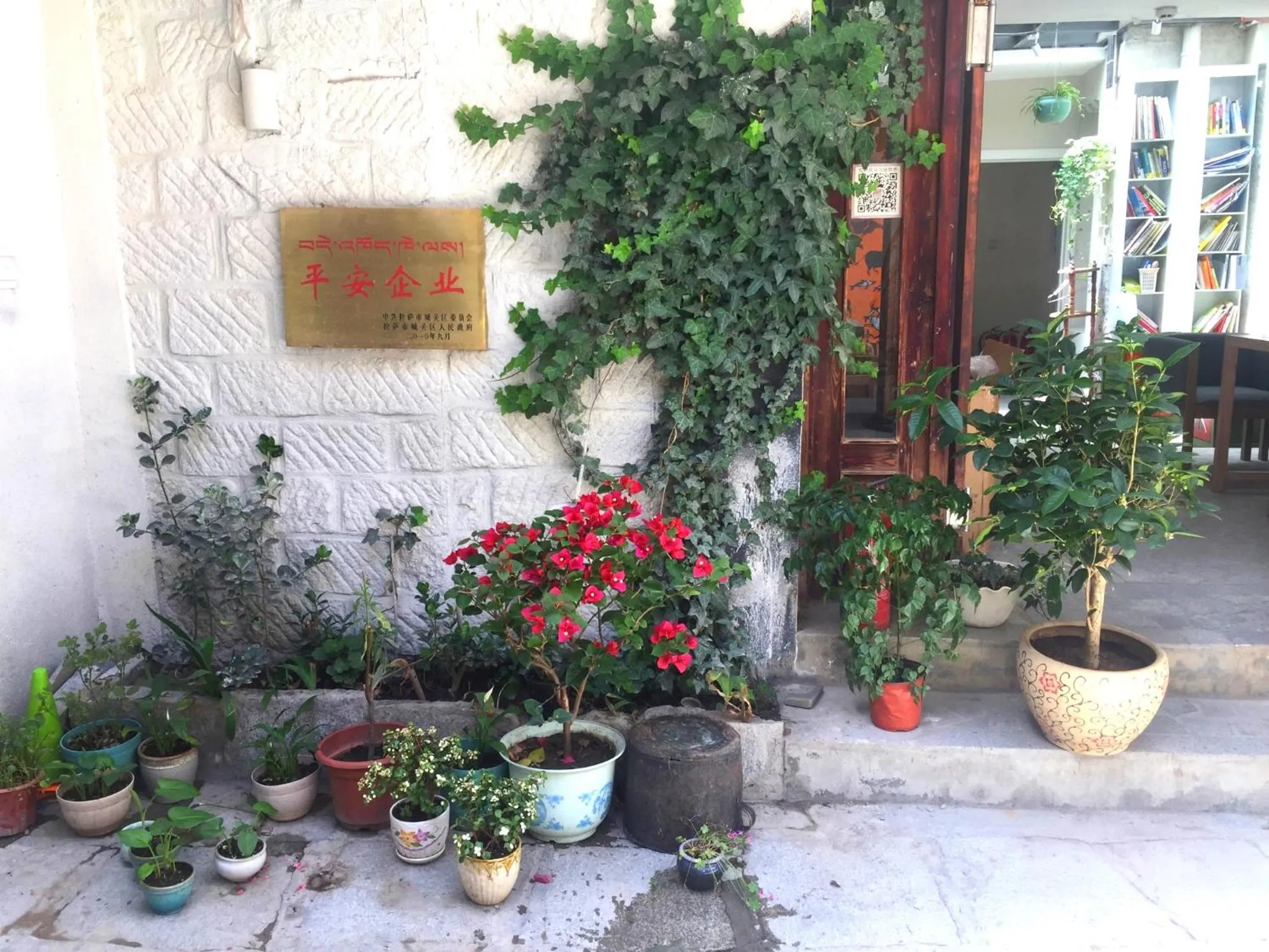 Garden in Fengma Feiyang Hostel