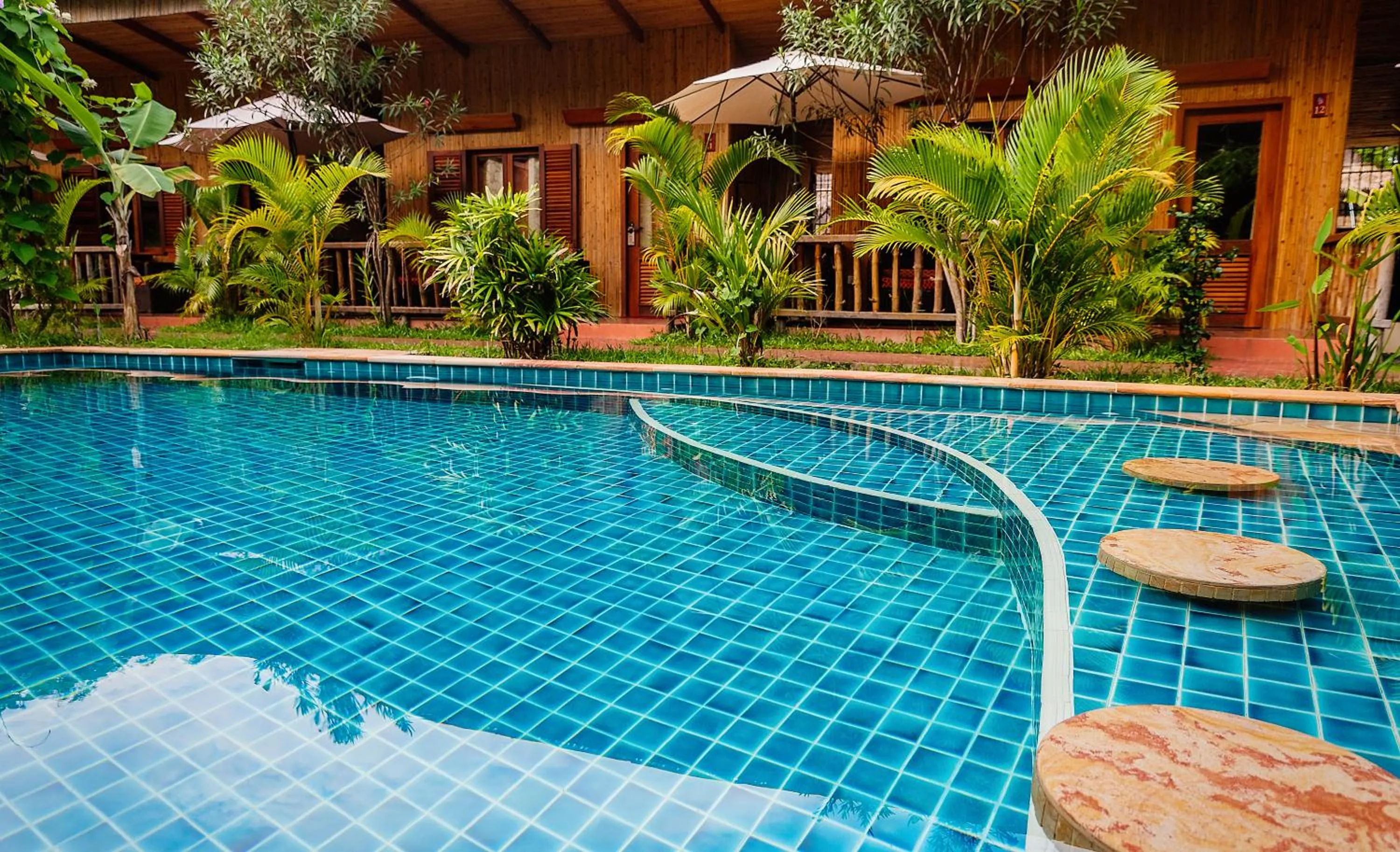 Swimming pool in Sok Sabay Resort