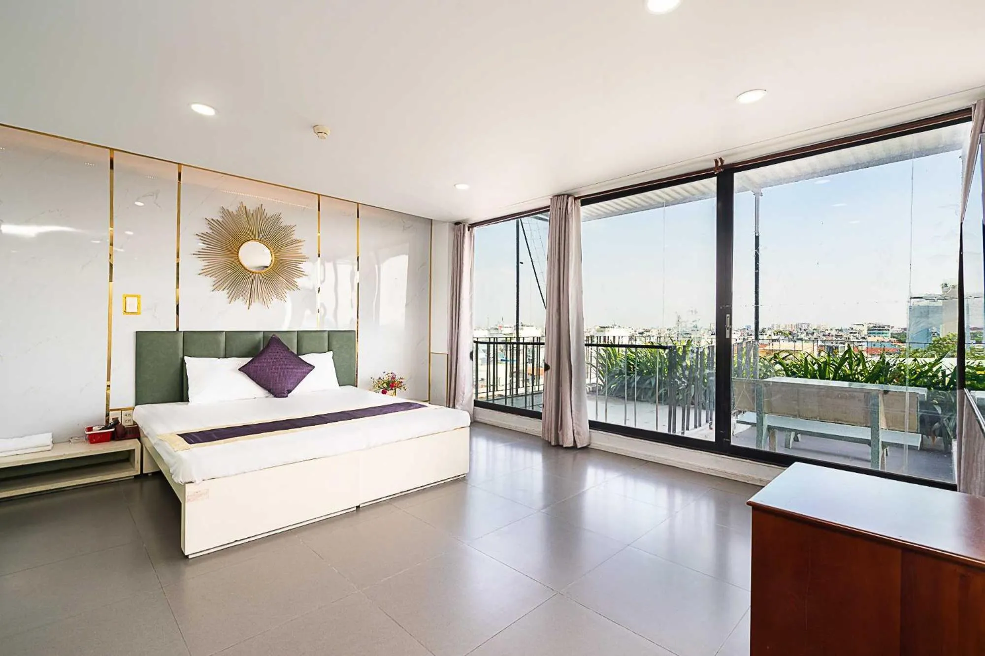 Bedroom, Bed in Collection O Duc Dat Hotel - Go Vap District