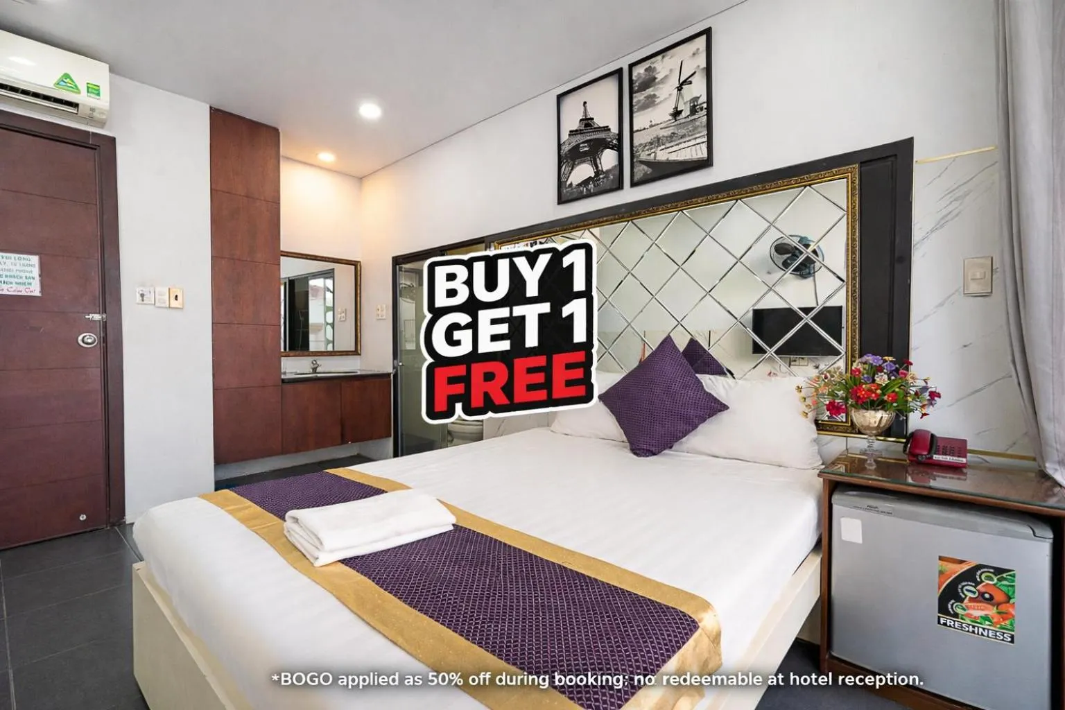 Bedroom, Bed in Collection O Duc Dat Hotel - Go Vap District