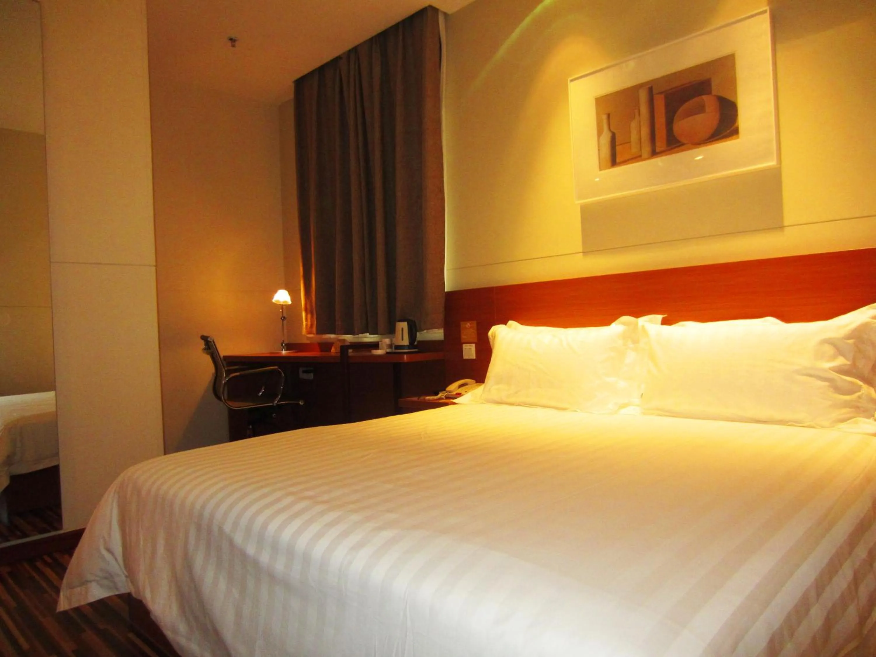 Bed in Goldmet Inn Changzhi Bayi Square