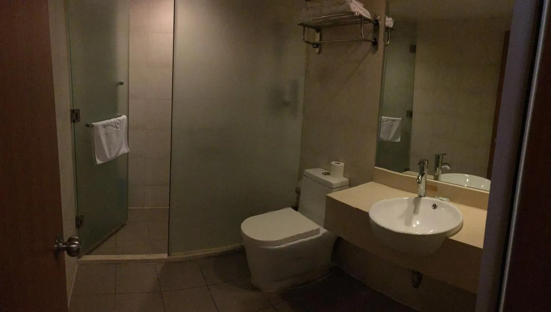 Bathroom in Goldmet Inn Changzhi Bayi Square