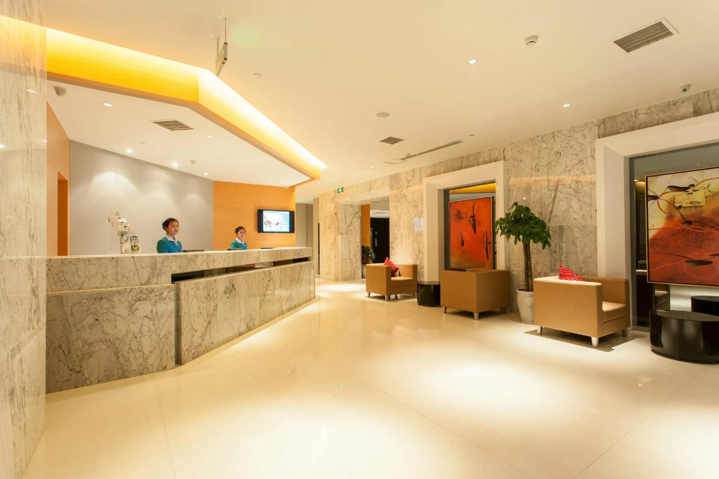 Lobby or reception in Jinjiang Inn Xiaoshan International Airport