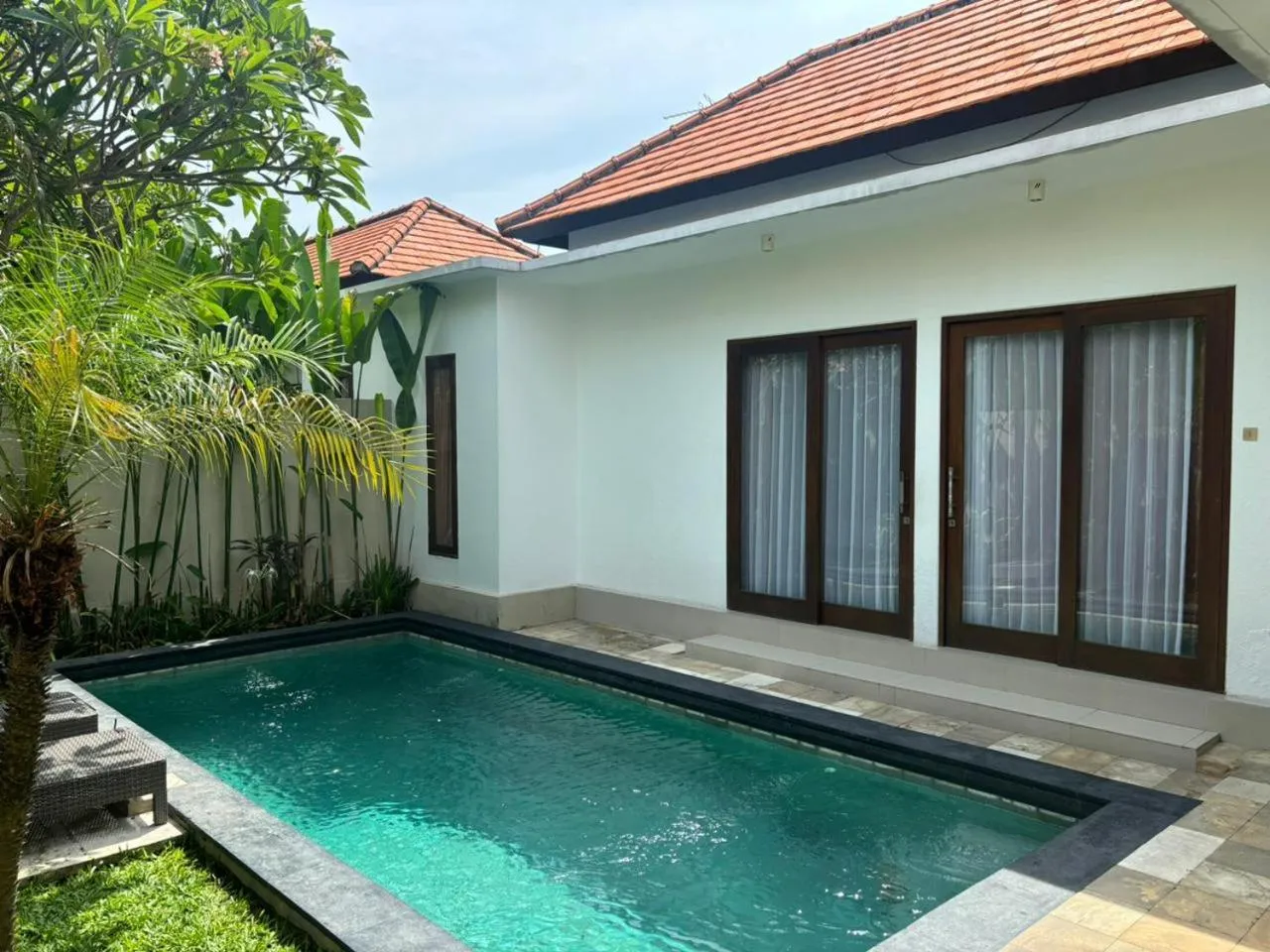 Pool view in Kubu Manggala Villas Seminyak