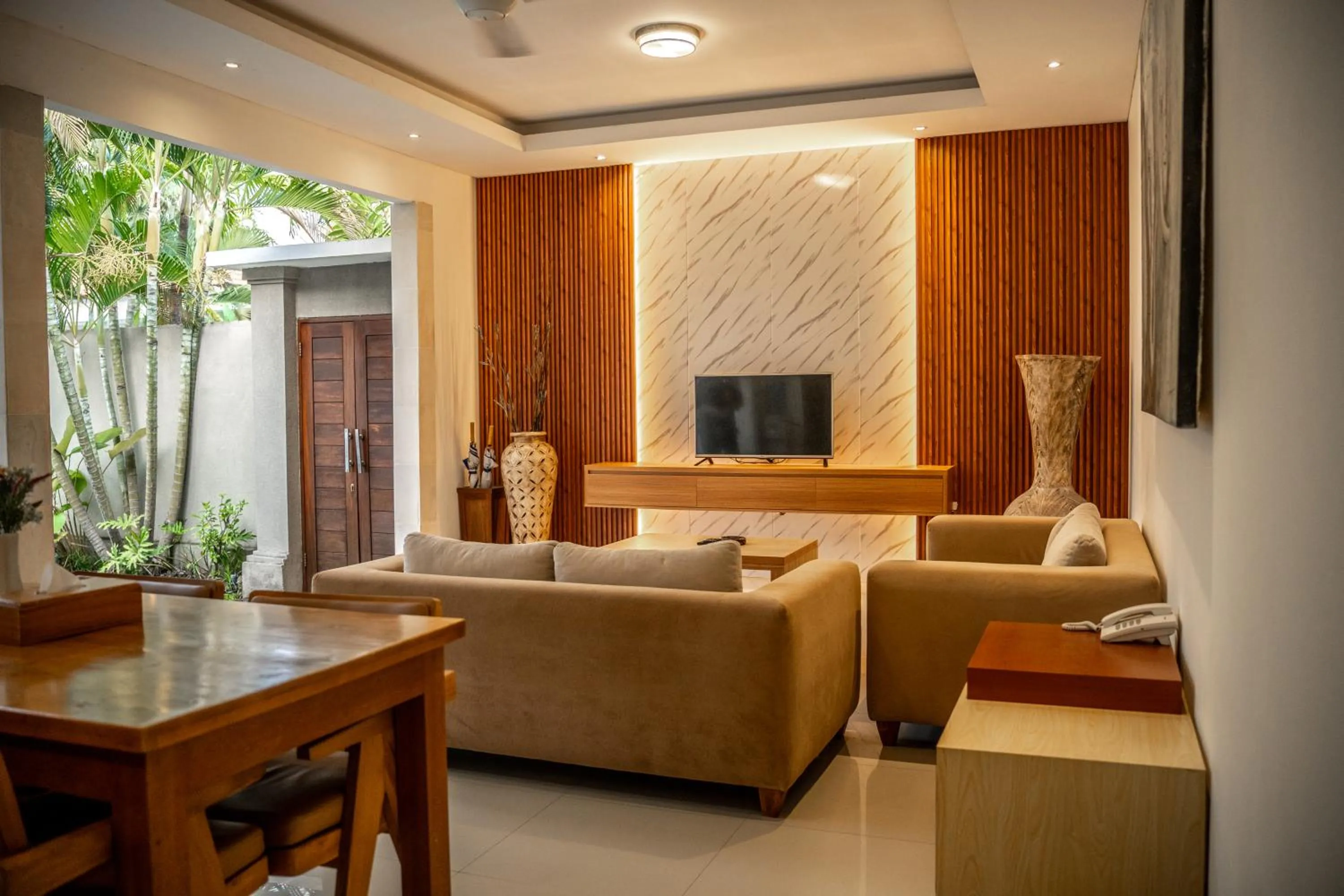 Living room in Kubu Manggala Villas Seminyak
