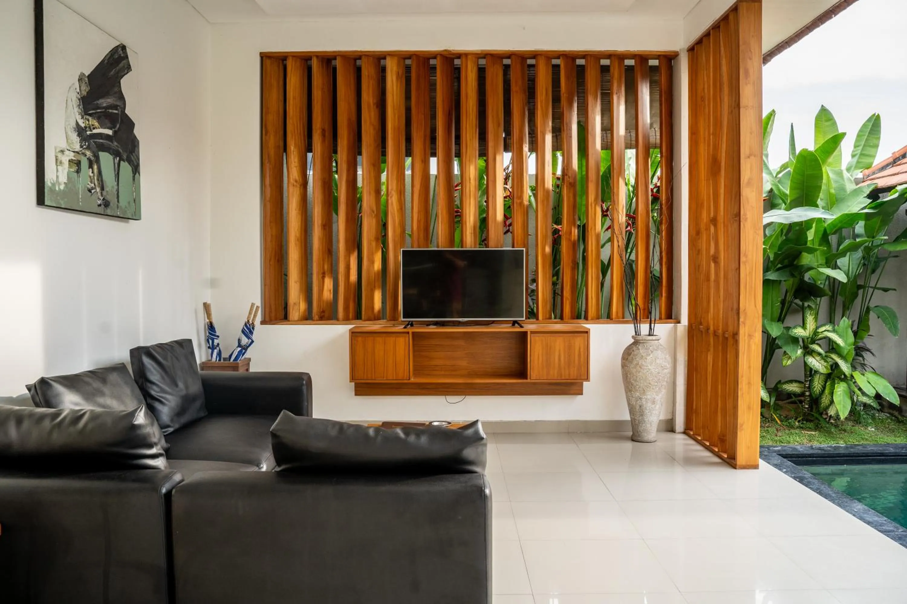 Living room in Kubu Manggala Villas Seminyak