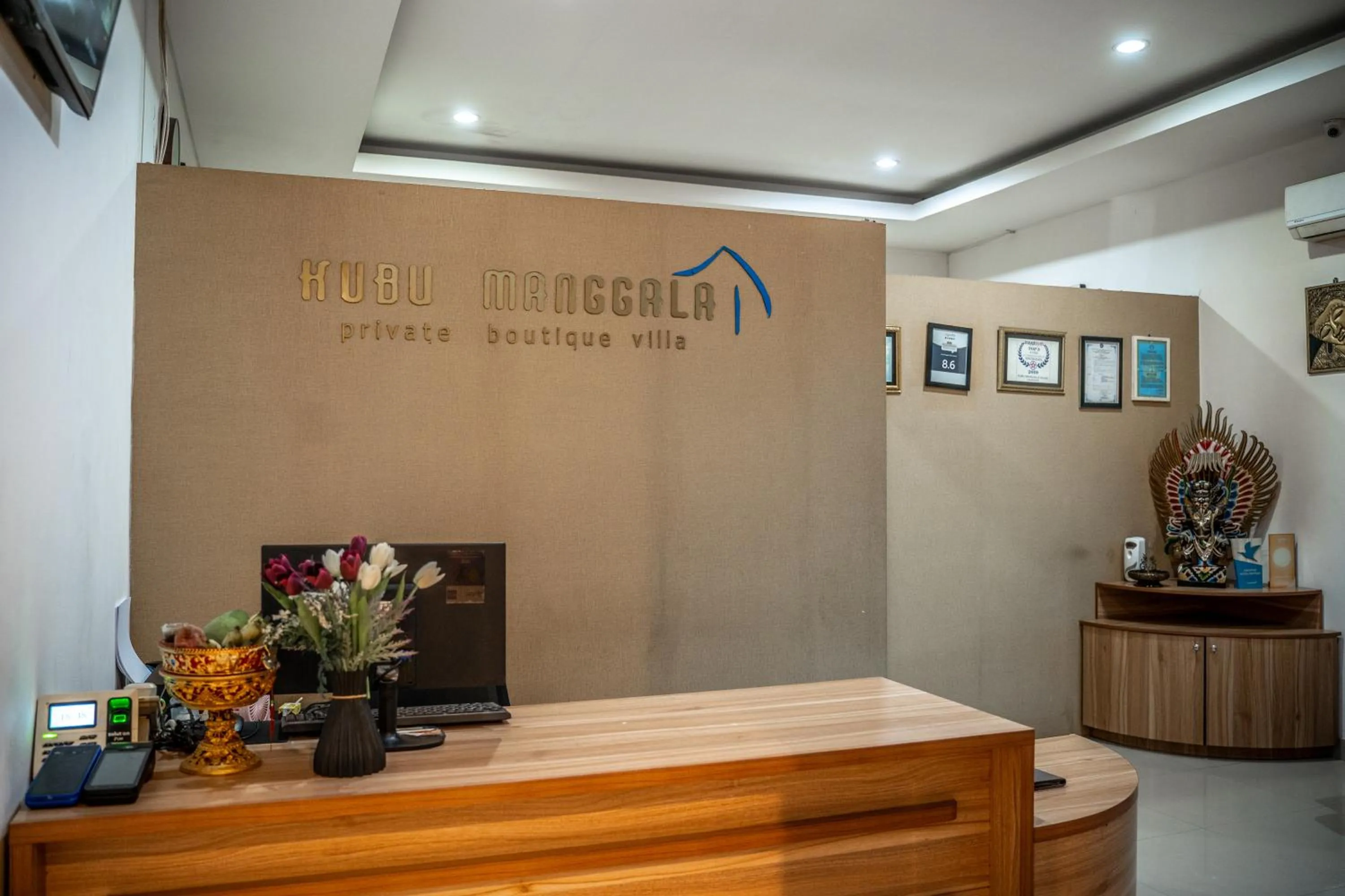 Lobby or reception in Kubu Manggala Villas Seminyak