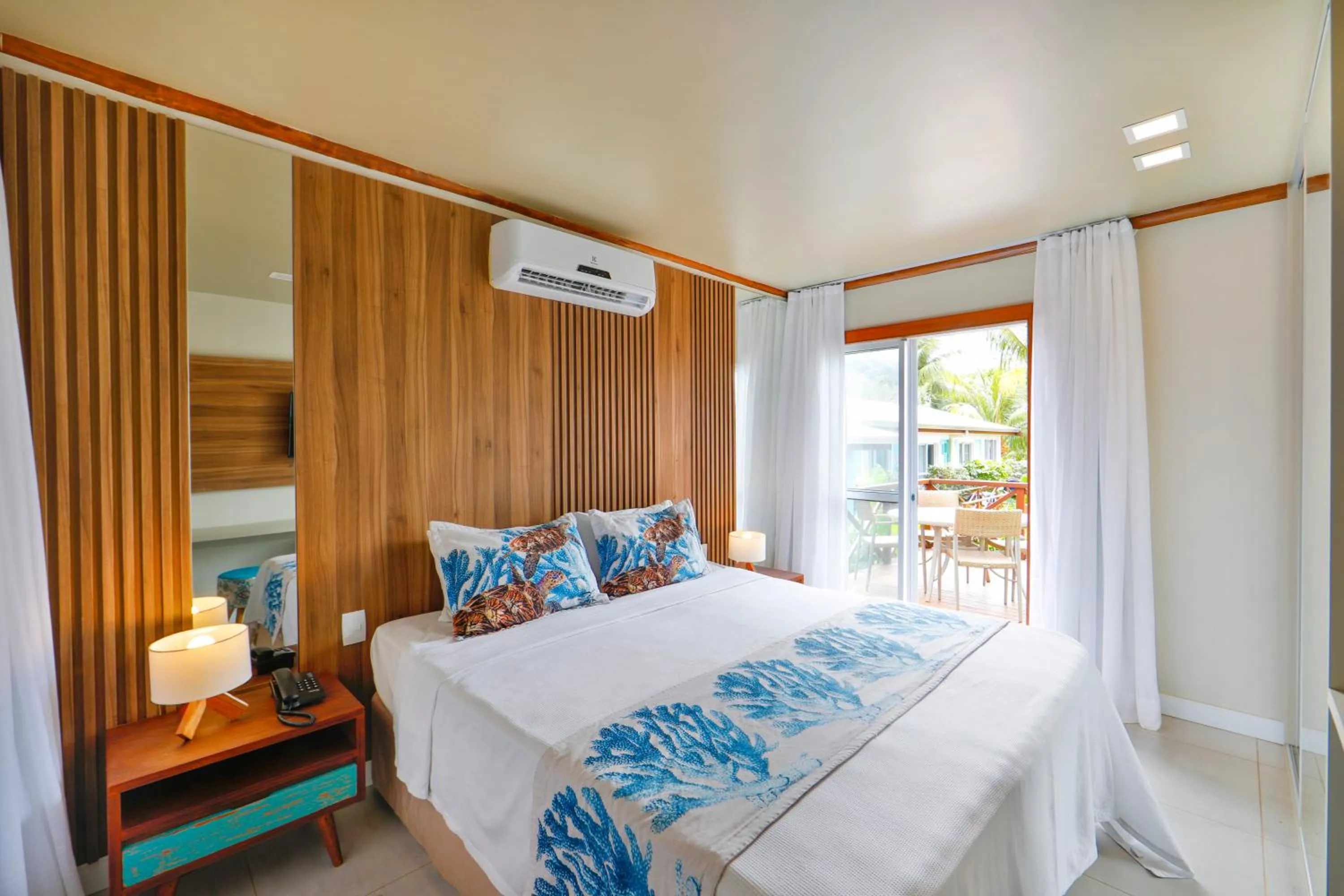 Bed in Pousada Atoba