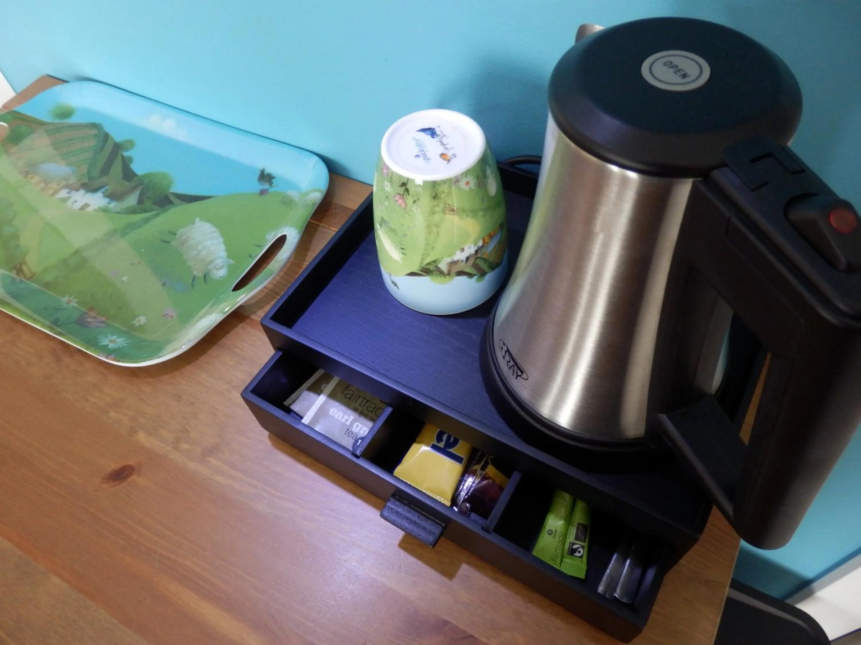 Coffee/tea facilities in Hoevehotel Ronse