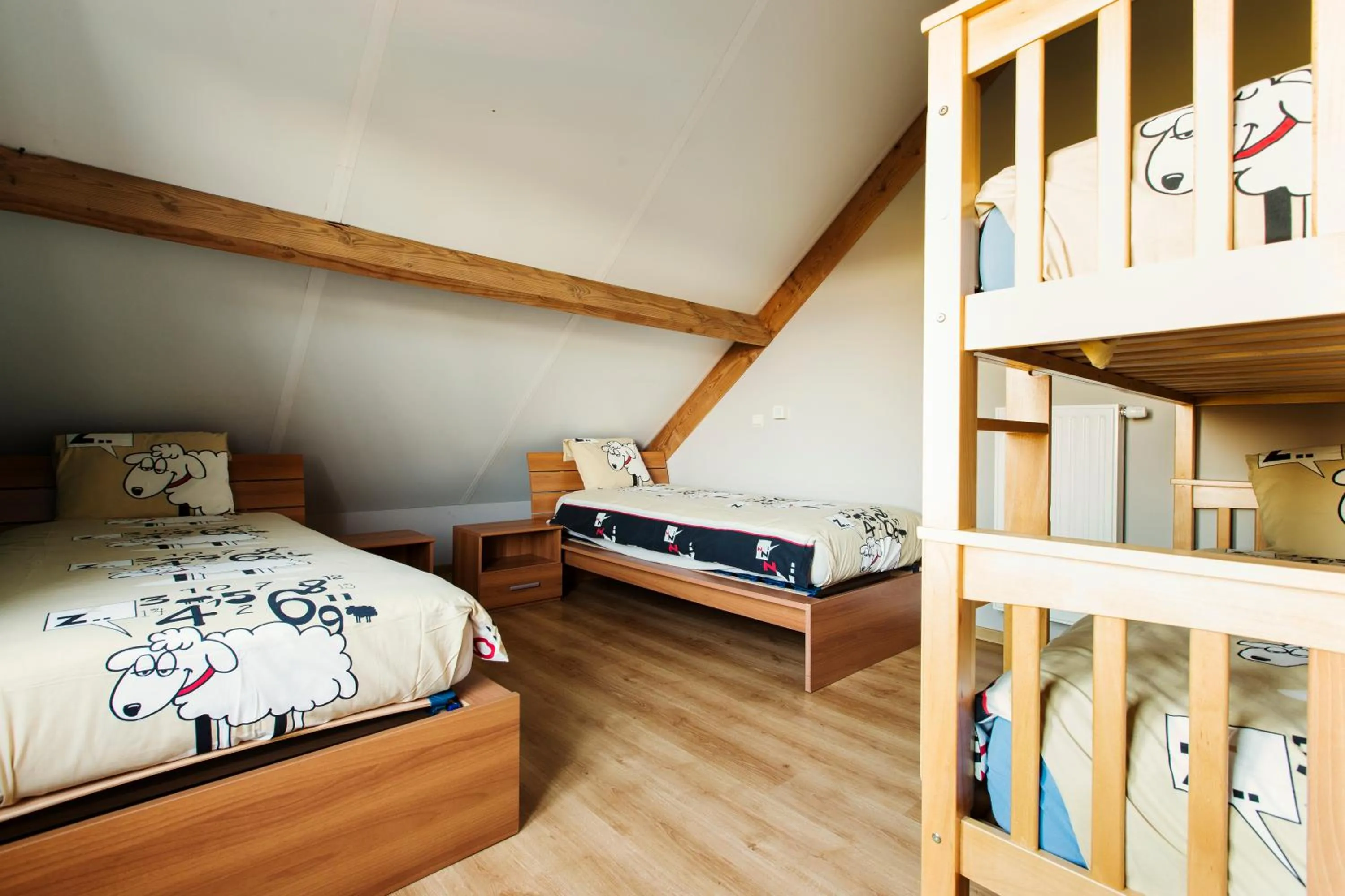 Bedroom, Bed in Hoevehotel Ronse