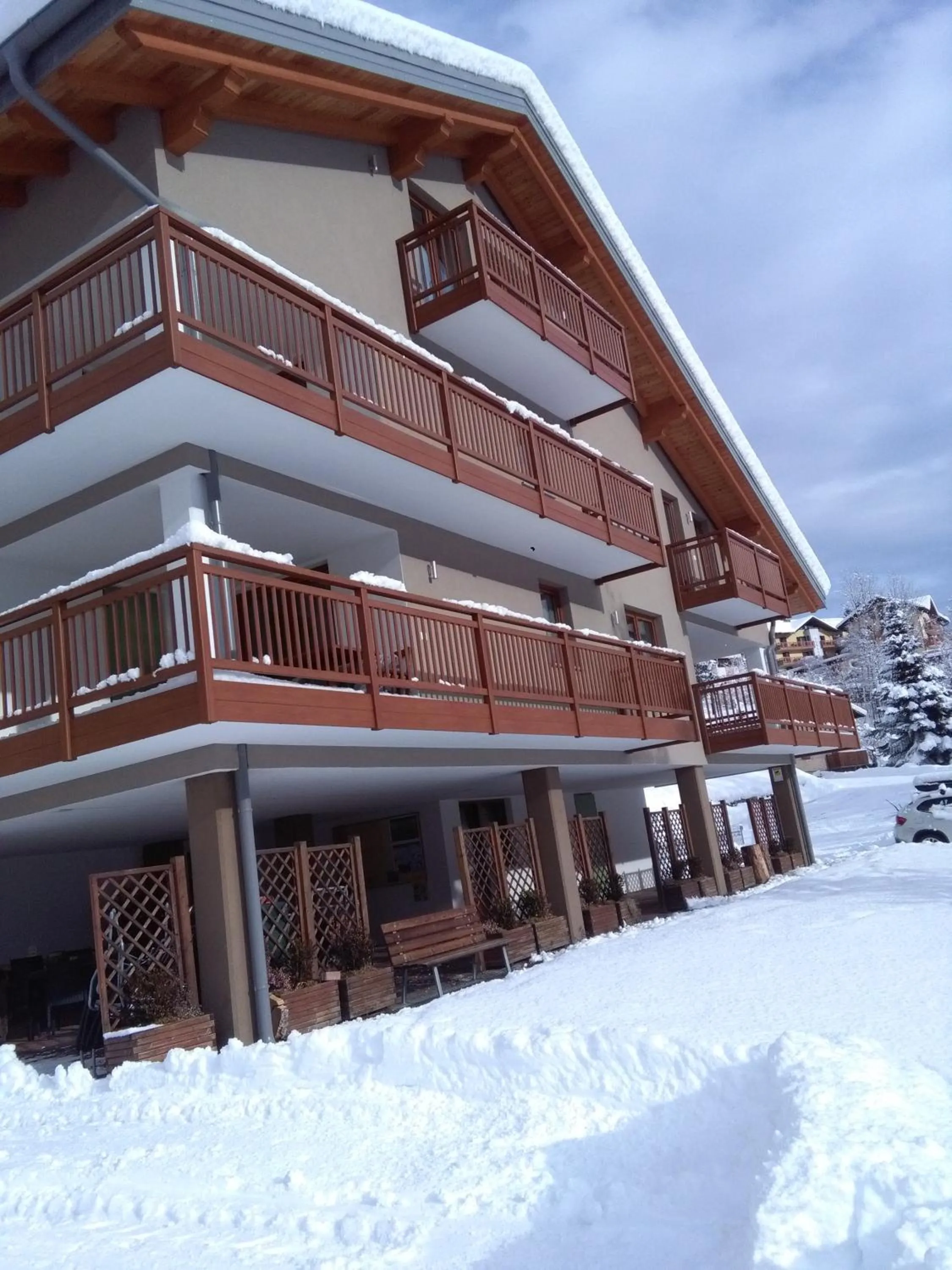 Garden view in La Casa al Noce