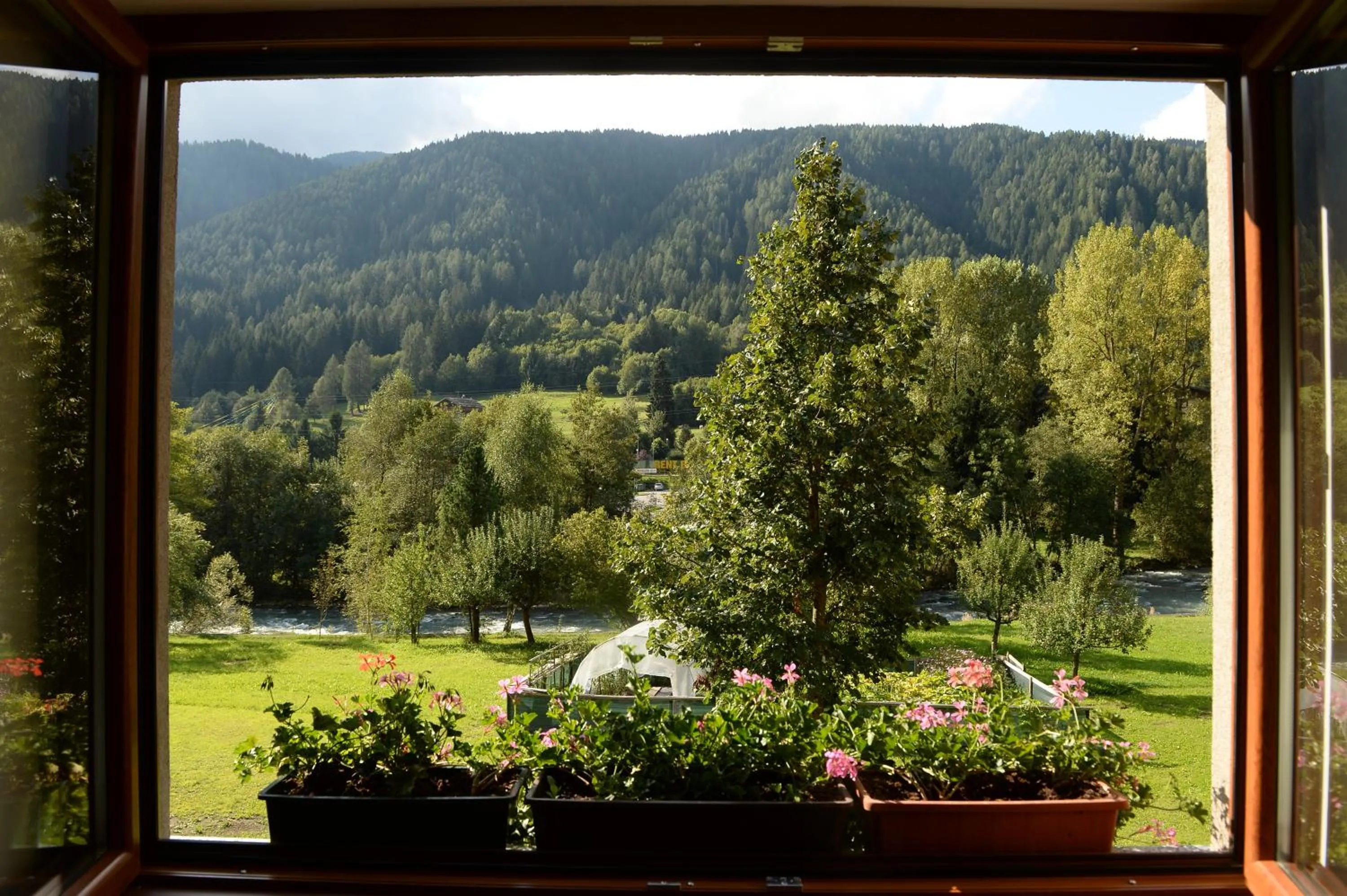 Garden view in La Casa al Noce