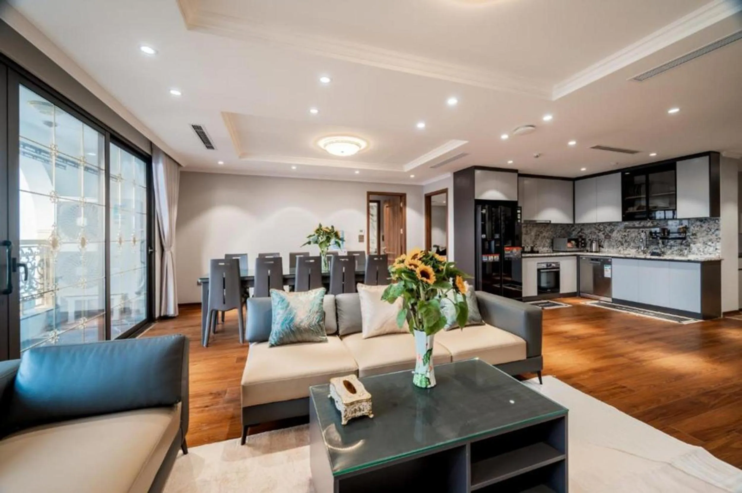 stove in Luxe Paradise Suites Tay Ho