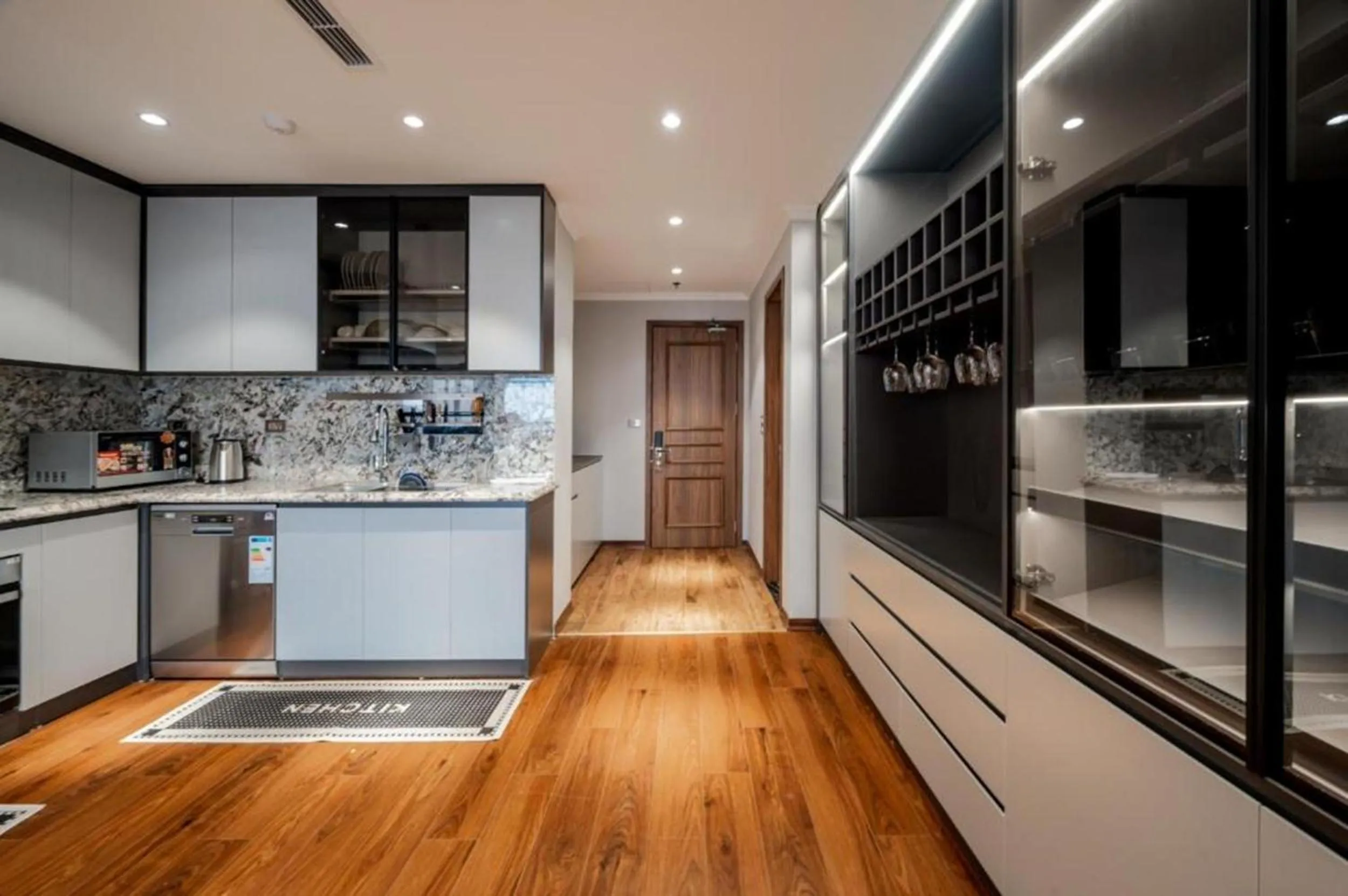 stove in Luxe Paradise Suites Tay Ho