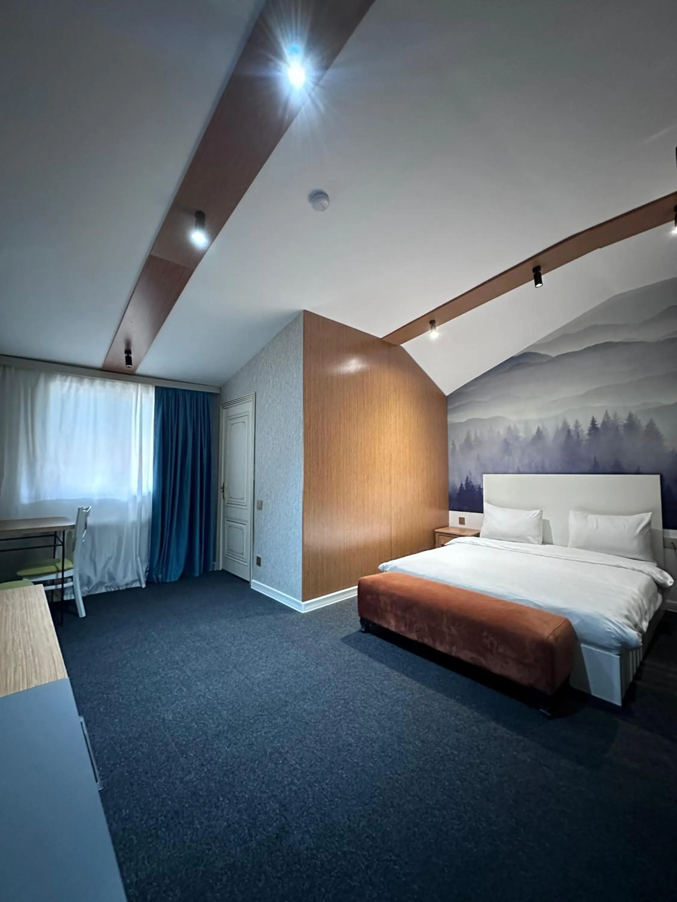 Bed in Central City Hotel