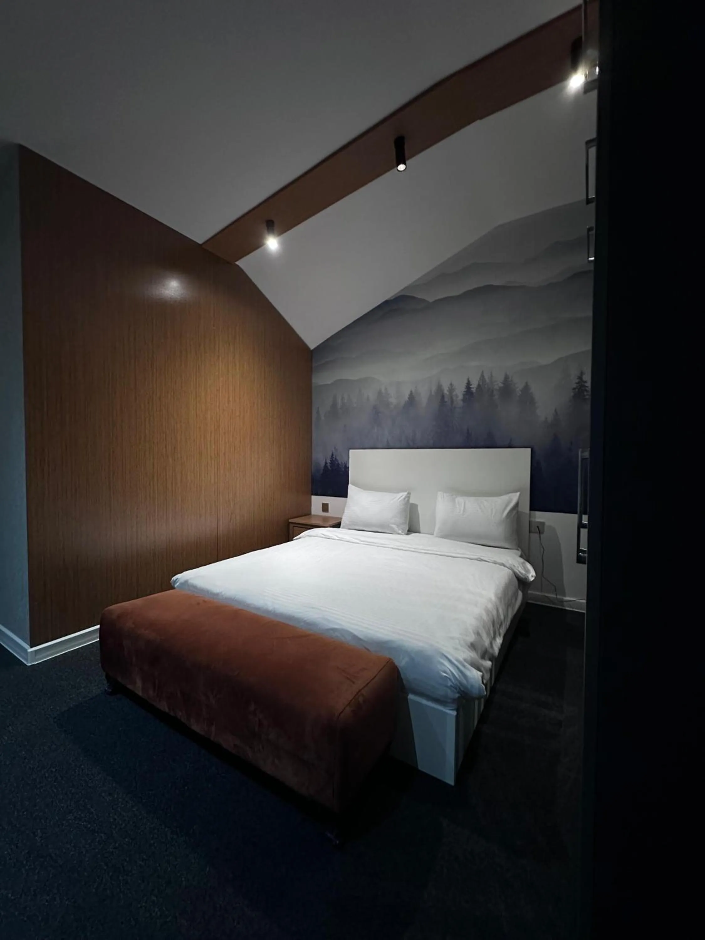 Bed in Central City Hotel