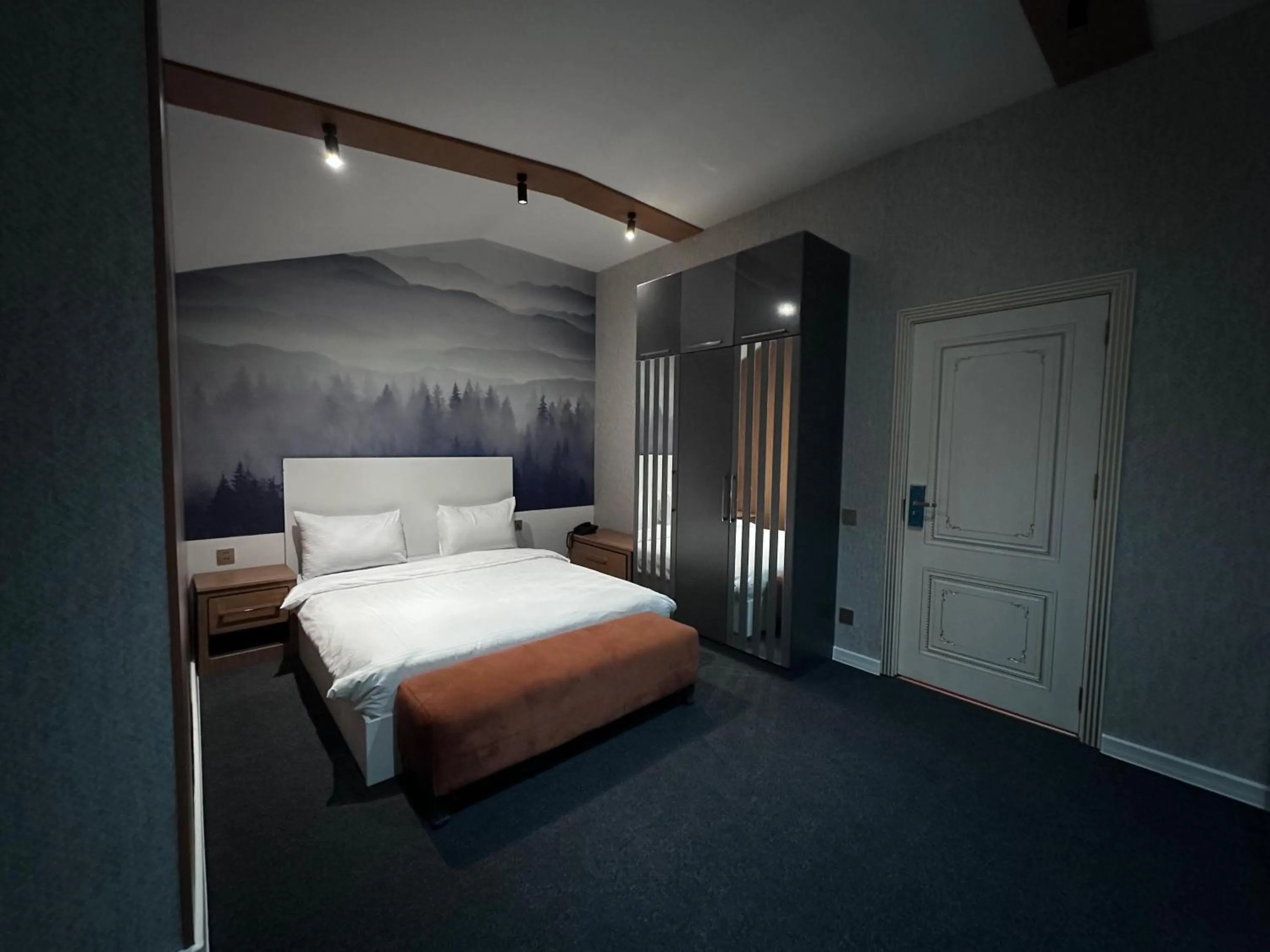 Bed in Central City Hotel