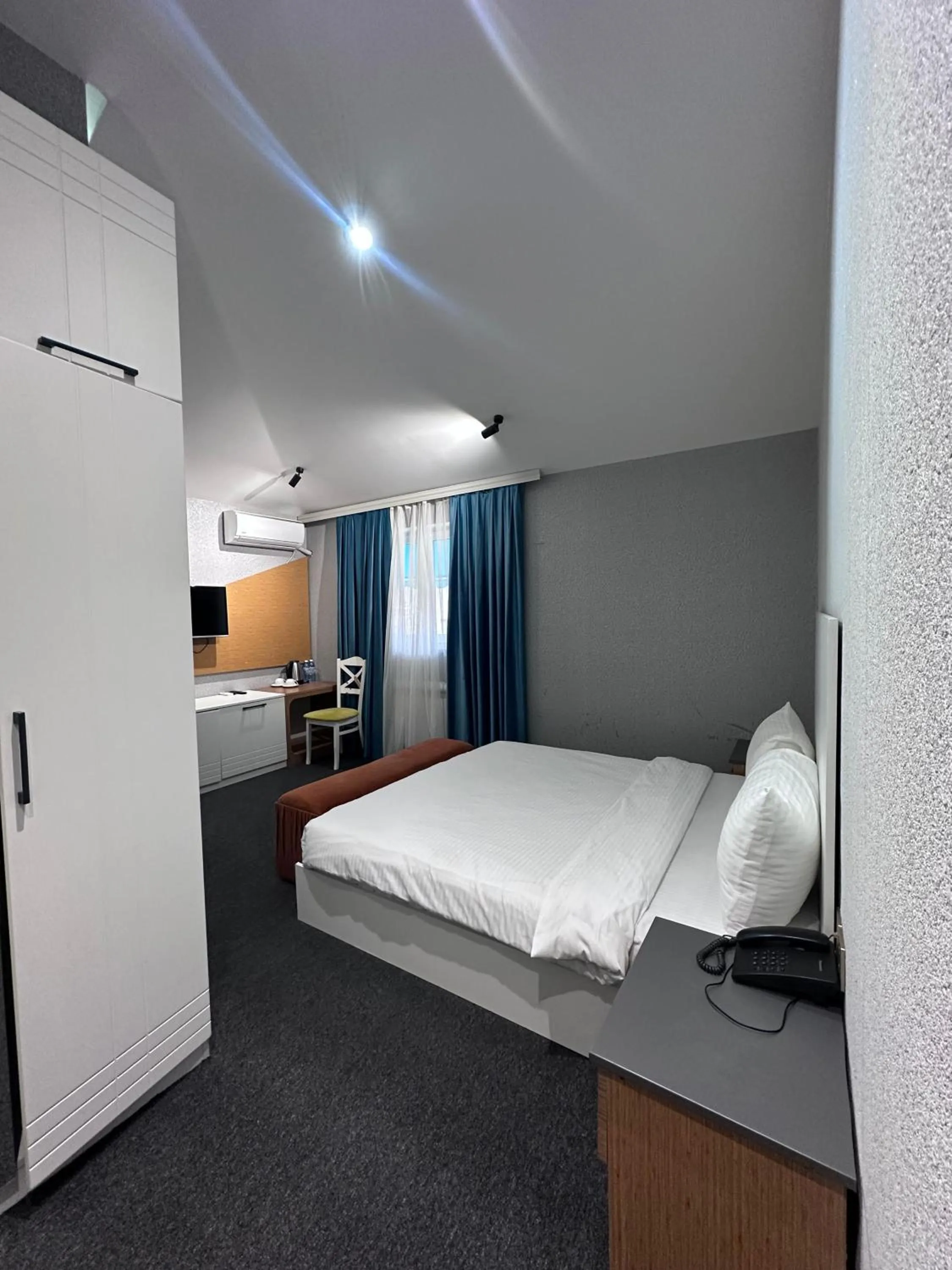 Bed in Central City Hotel