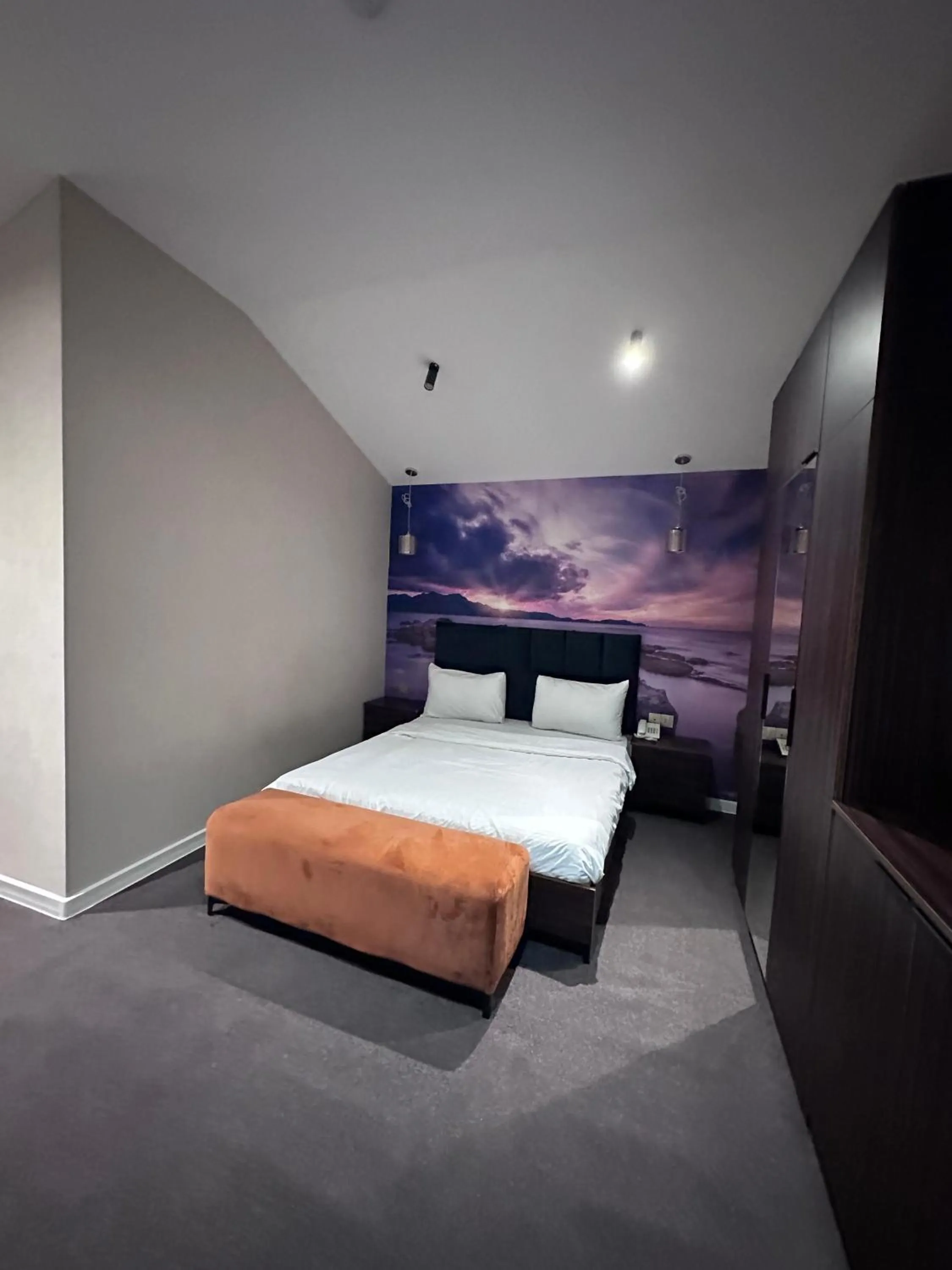 Bed in Central City Hotel